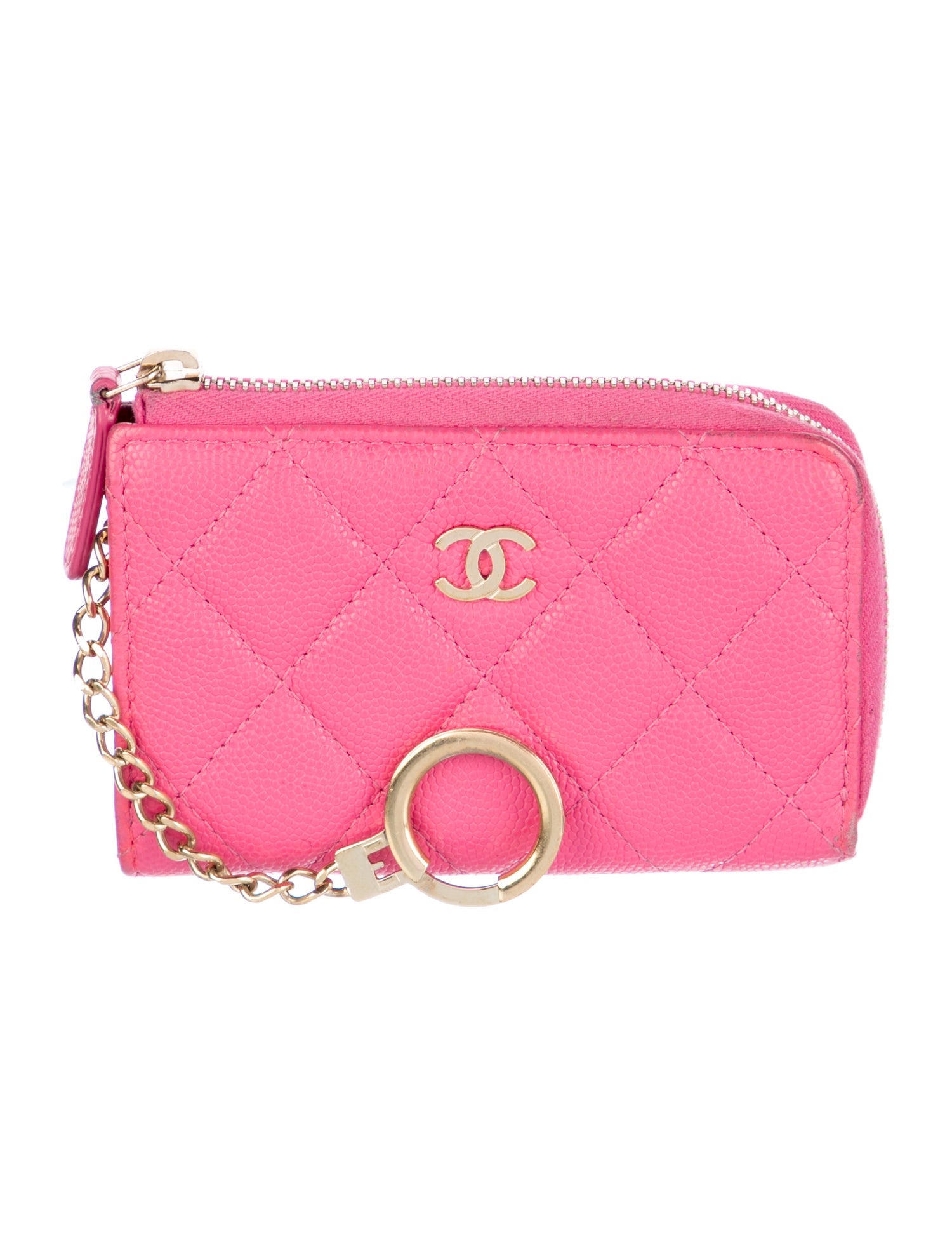 Chanel Key Pouch Interlocking CC Logo Pouch