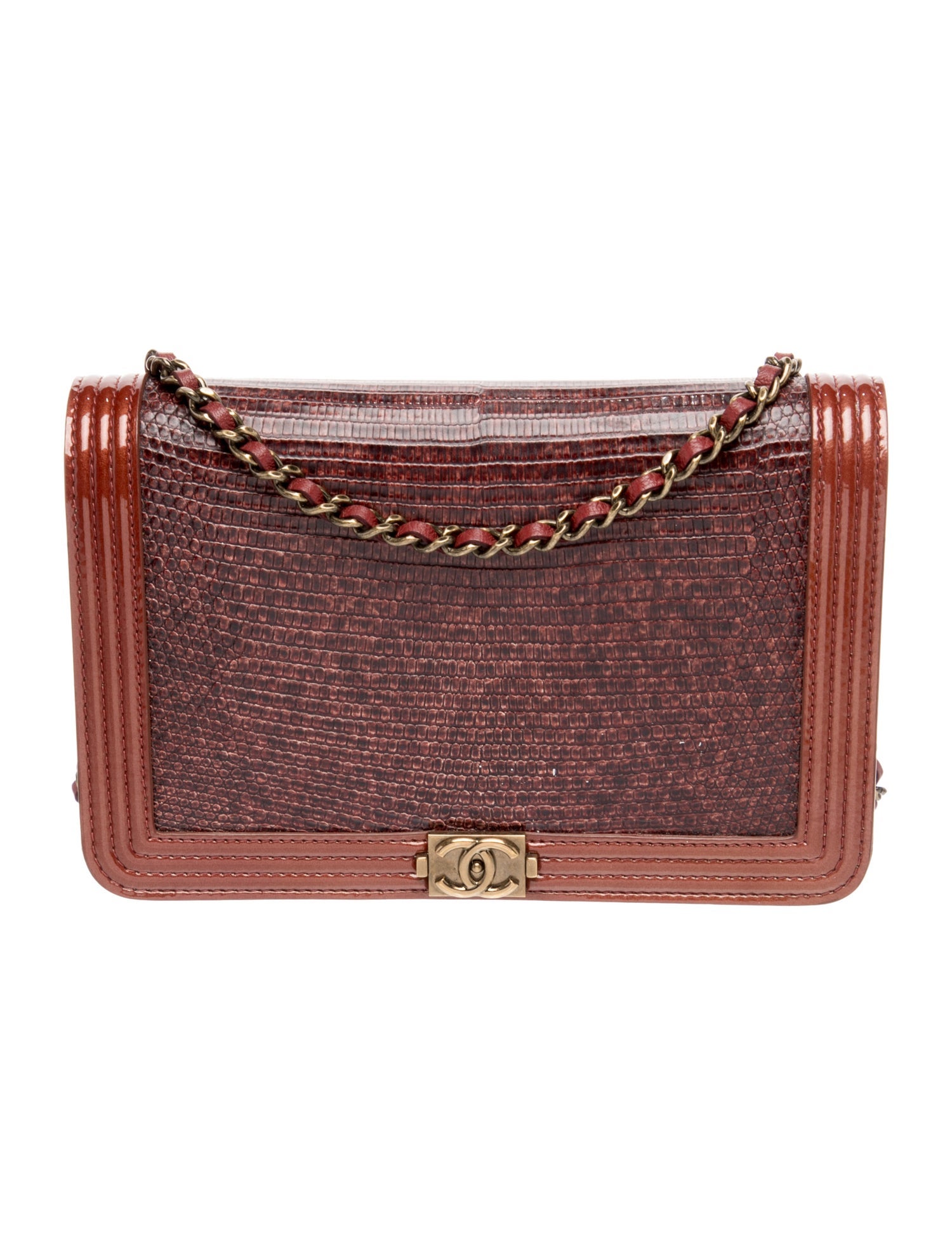 Chanel Paris-Rome Lizard Boy WOC