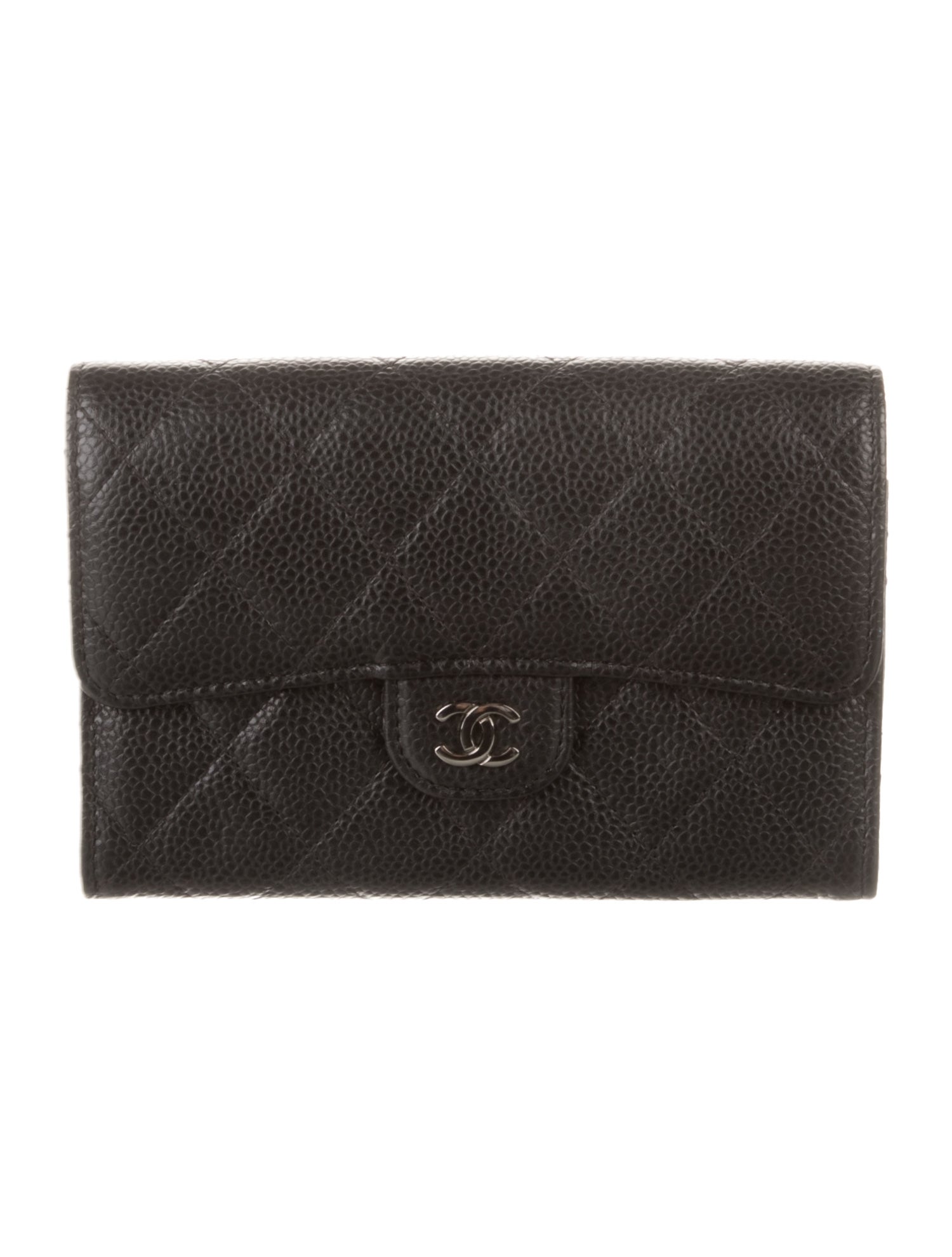 Chanel 2014 Interlocking CC Logo Trifold Wallet