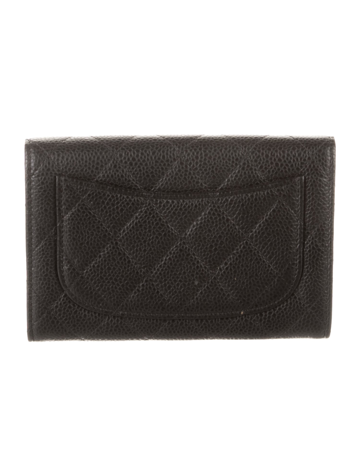 Chanel 2014 Interlocking CC Logo Trifold Wallet