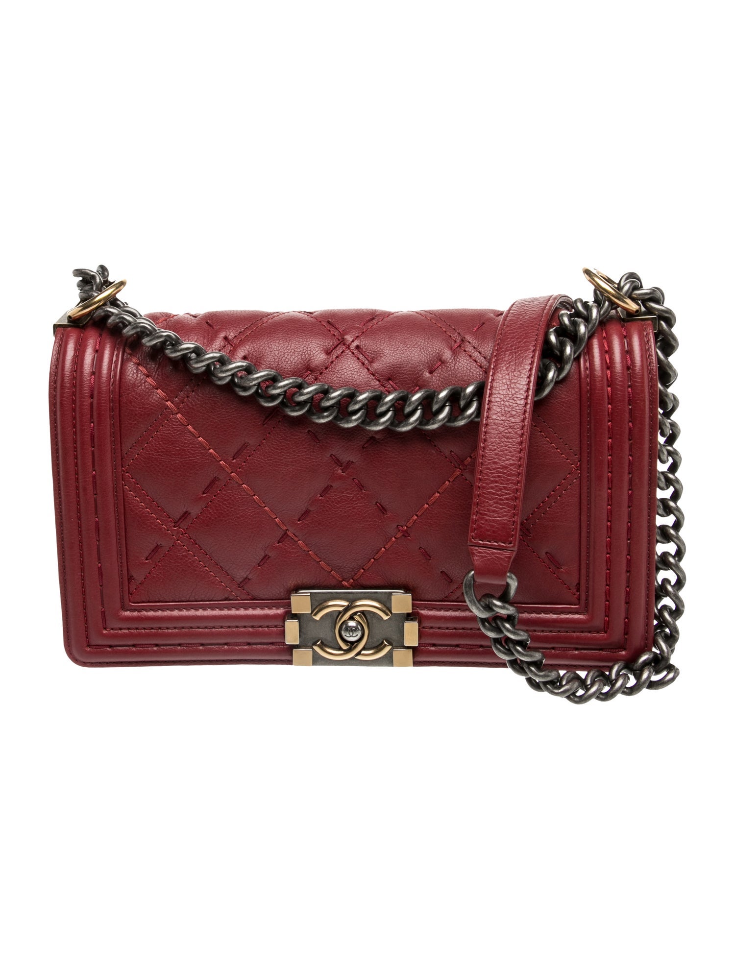 Chanel Medium Double Stitch Boy Bag