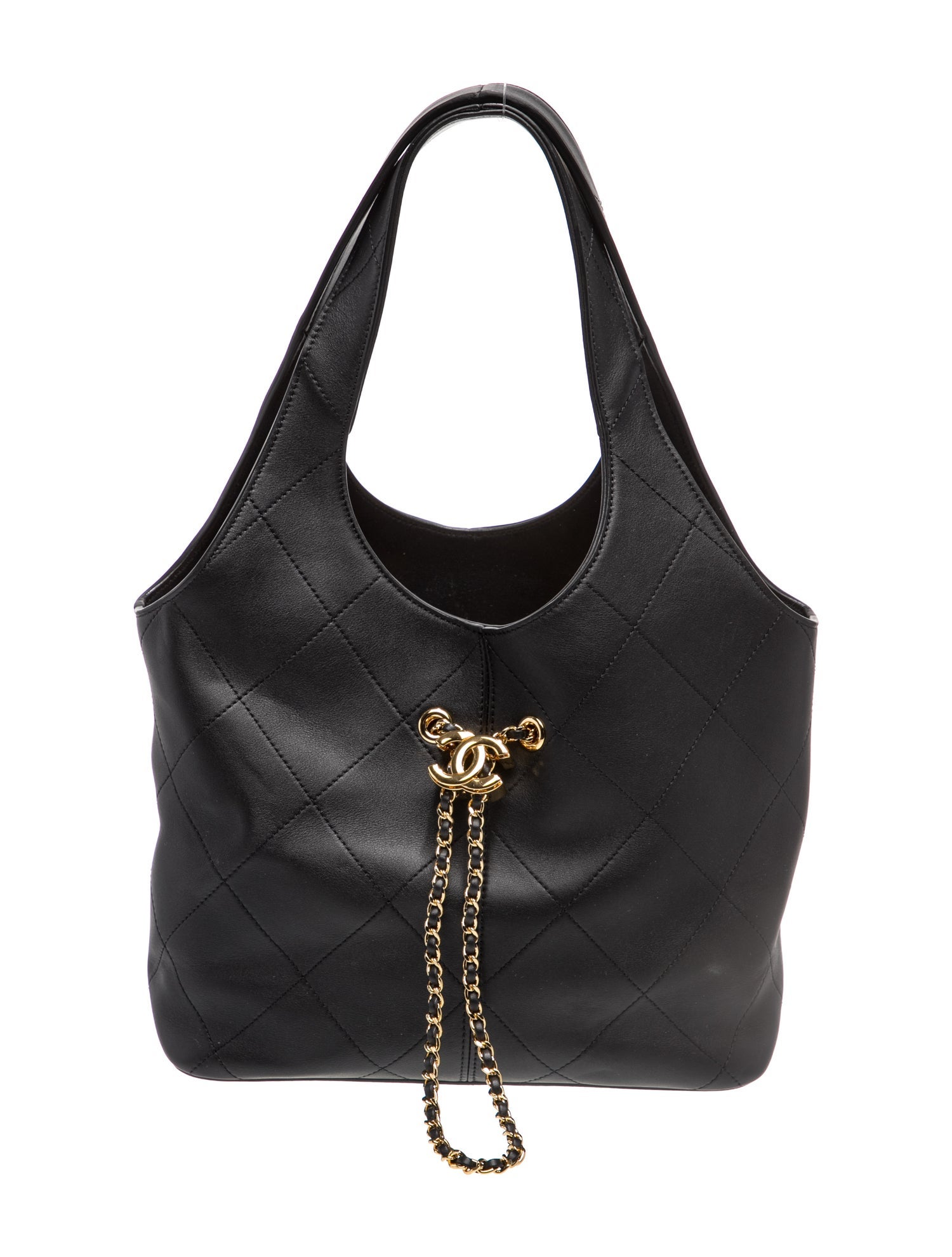 Chanel 2026 Drawstring CC Shopping Bag