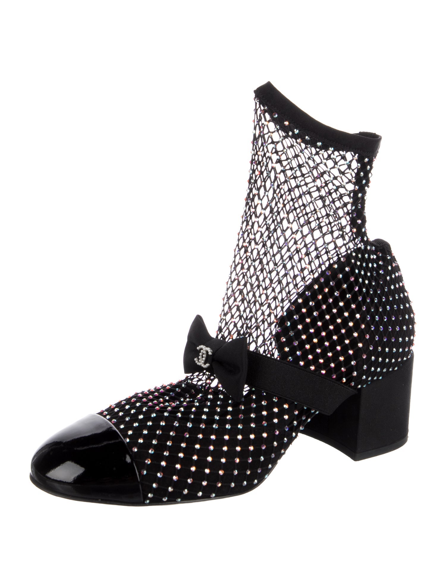 Chanel 2023 Interlocking CC Logo Sock Boots