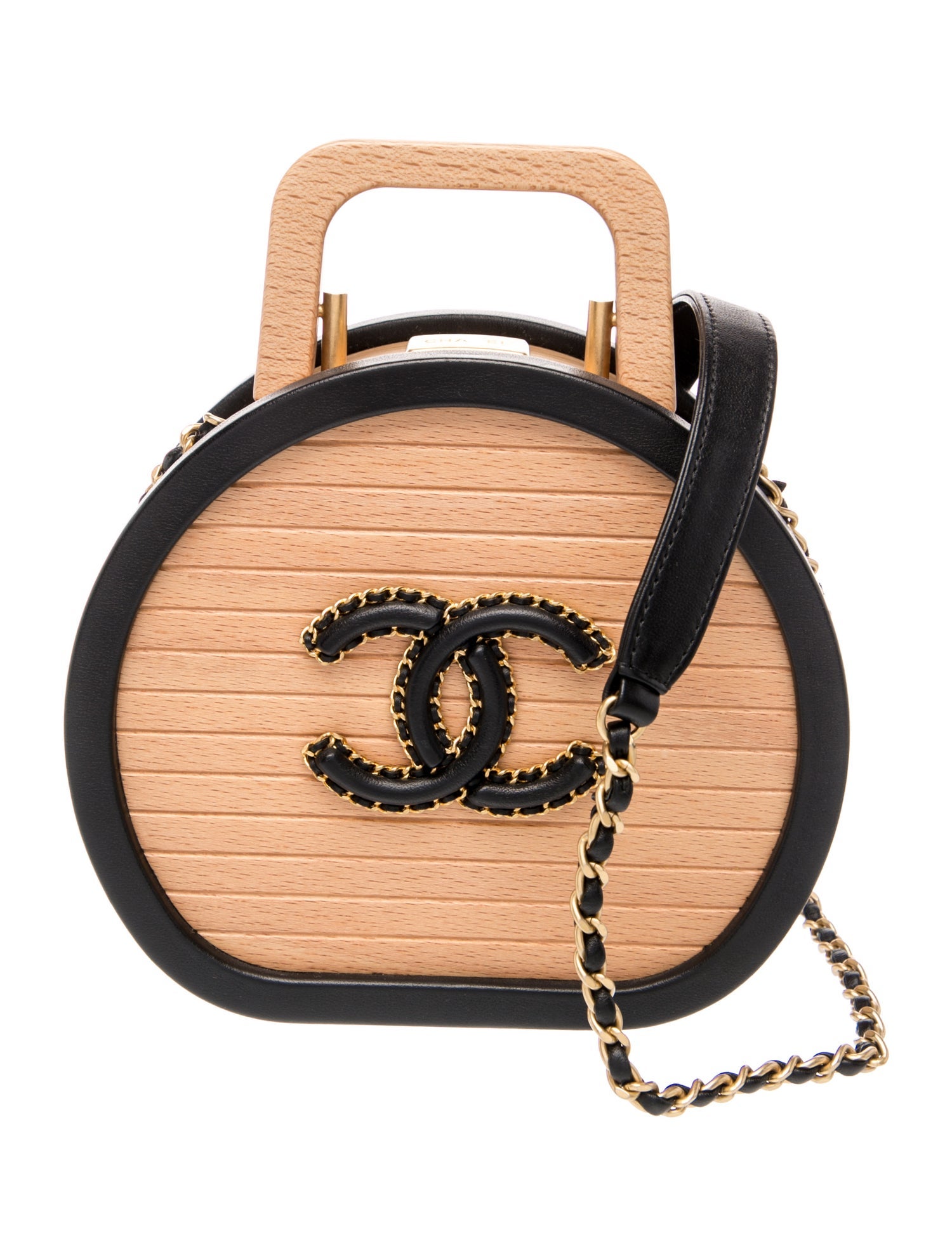 Chanel Beech Wood Vanity Case Bag