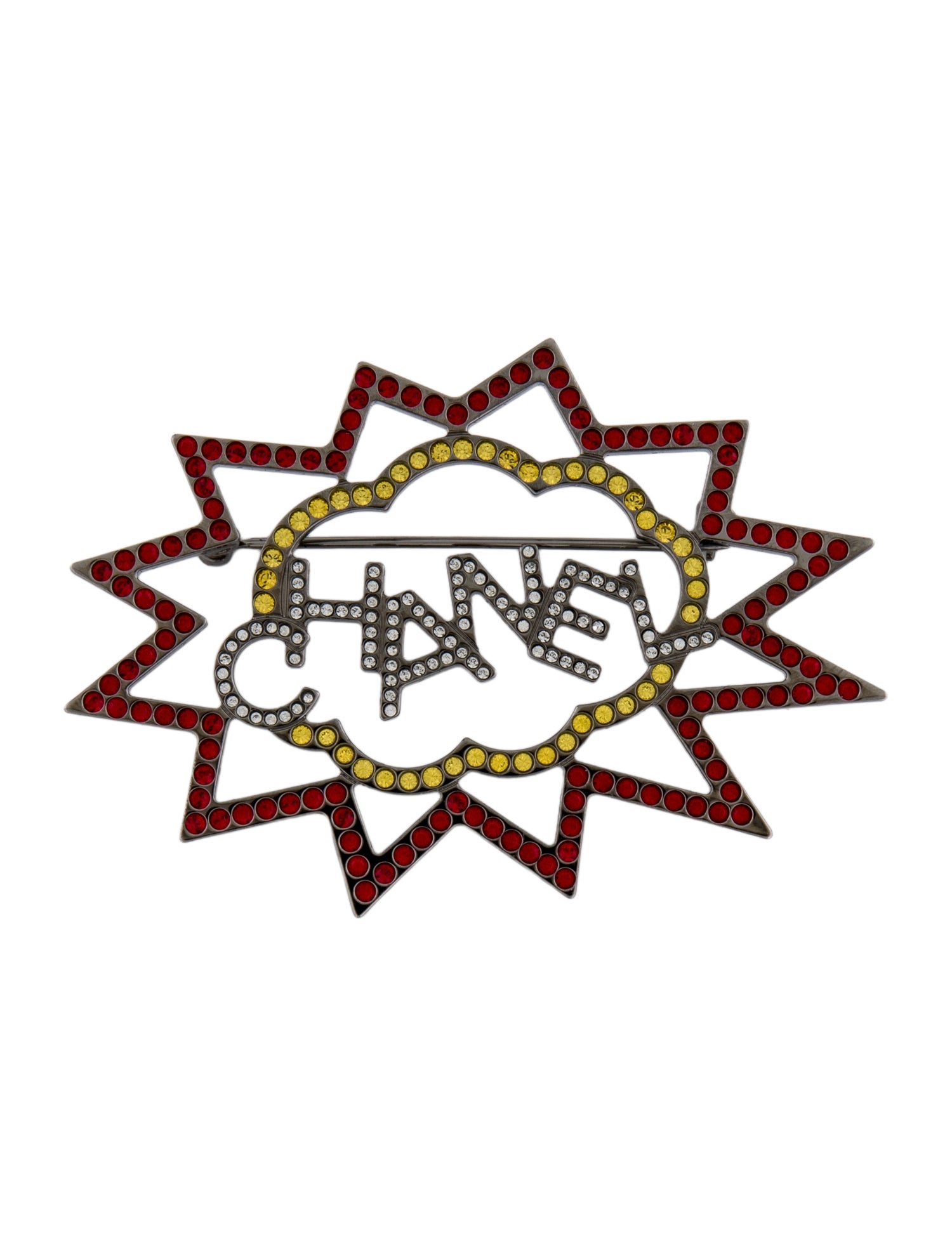 Chanel Strass Pin Brooch