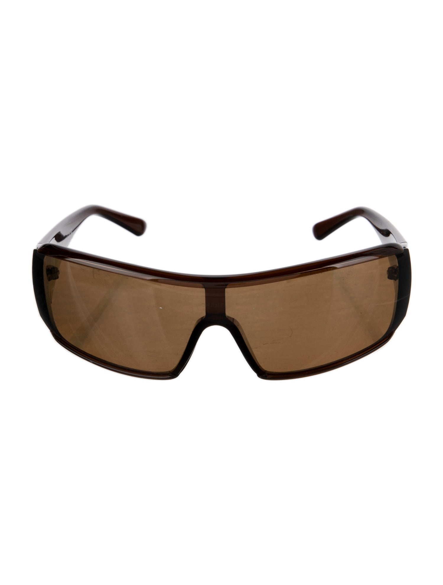 Chanel Interlocking CC Logo Shield Sunglasses