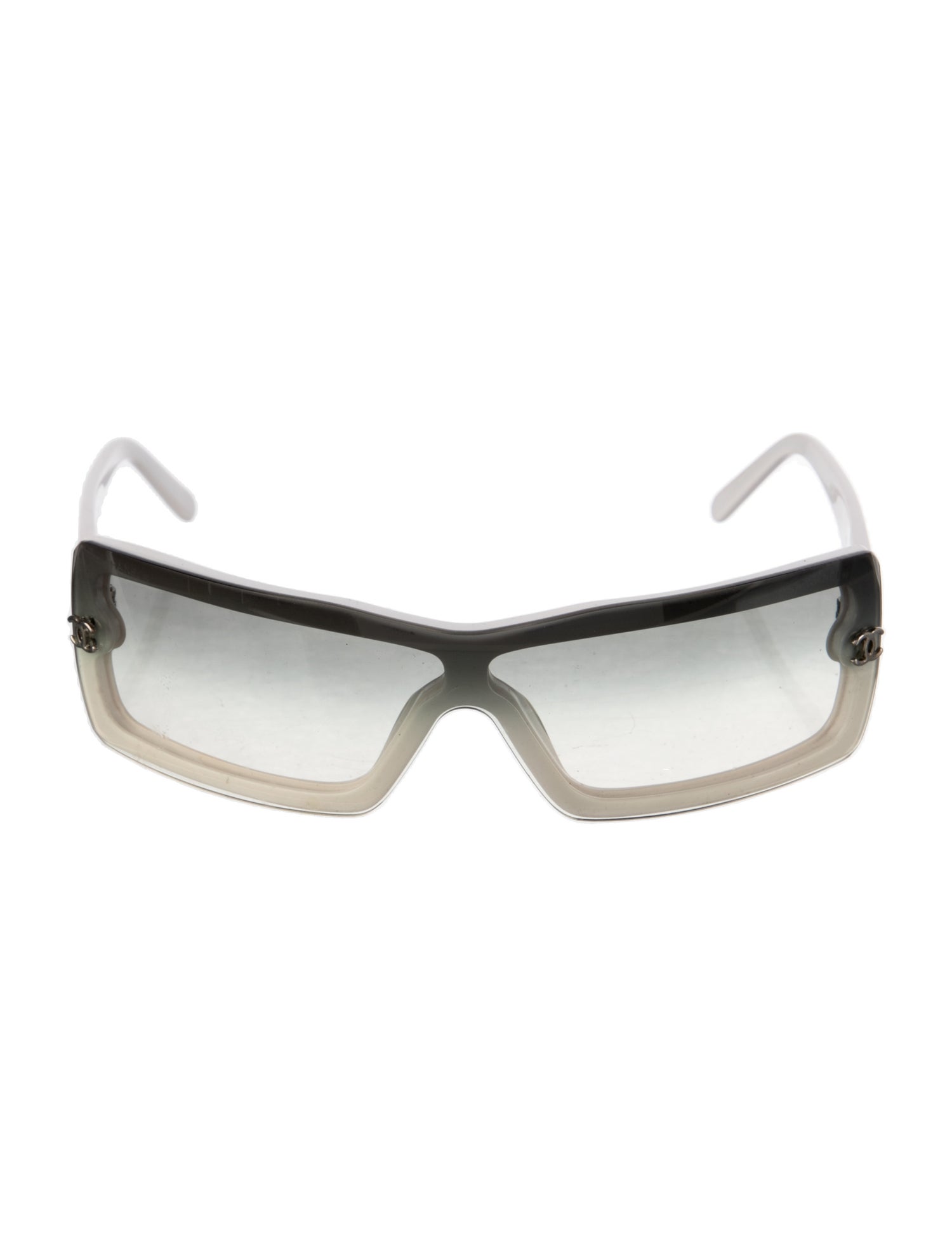 Chanel Interlocking CC Logo Shield Sunglasses