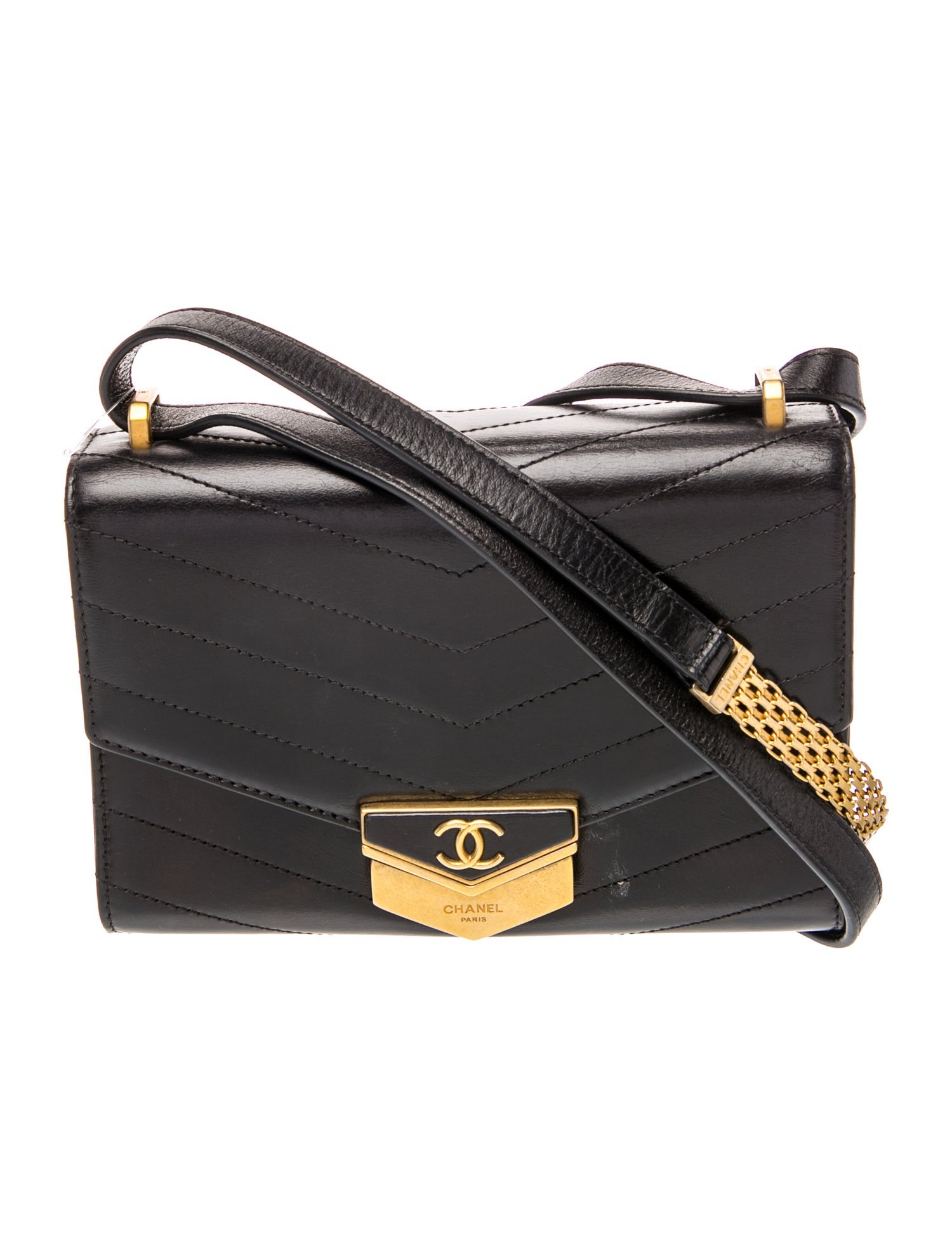Chanel Paris-Hamburg Chevron Medal Flap Bag