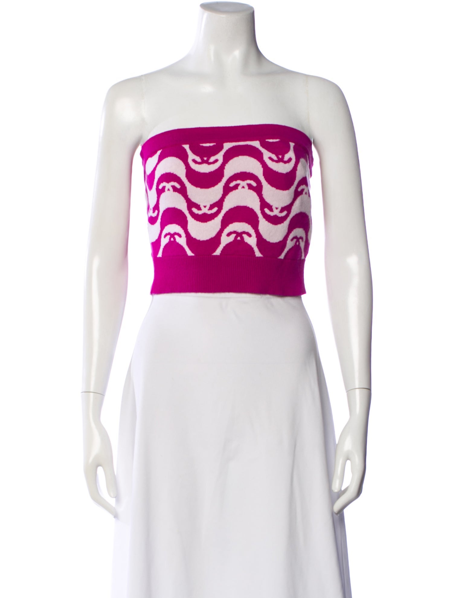 Chanel 2021 Cashmere Crop Top