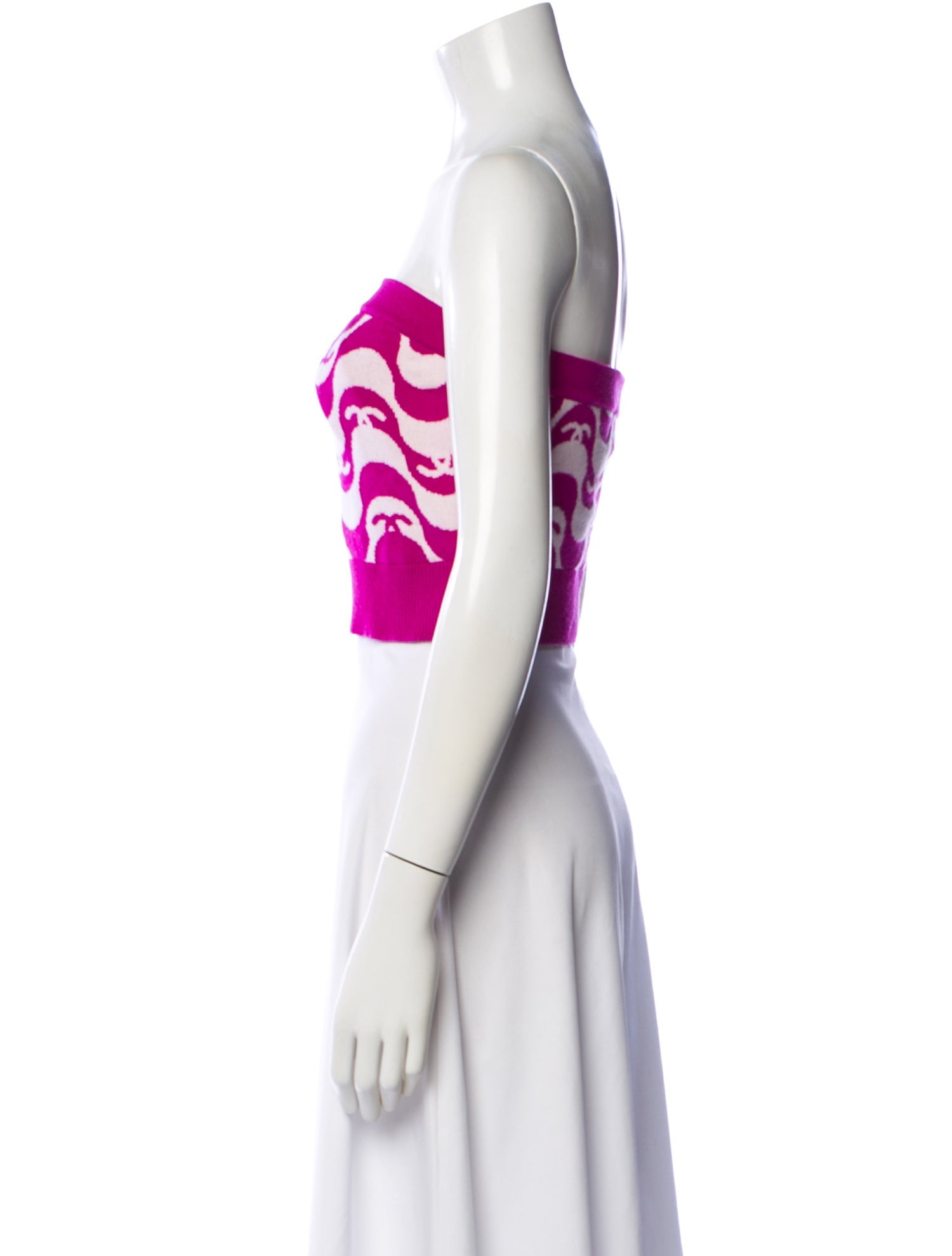 Chanel 2021 Cashmere Crop Top