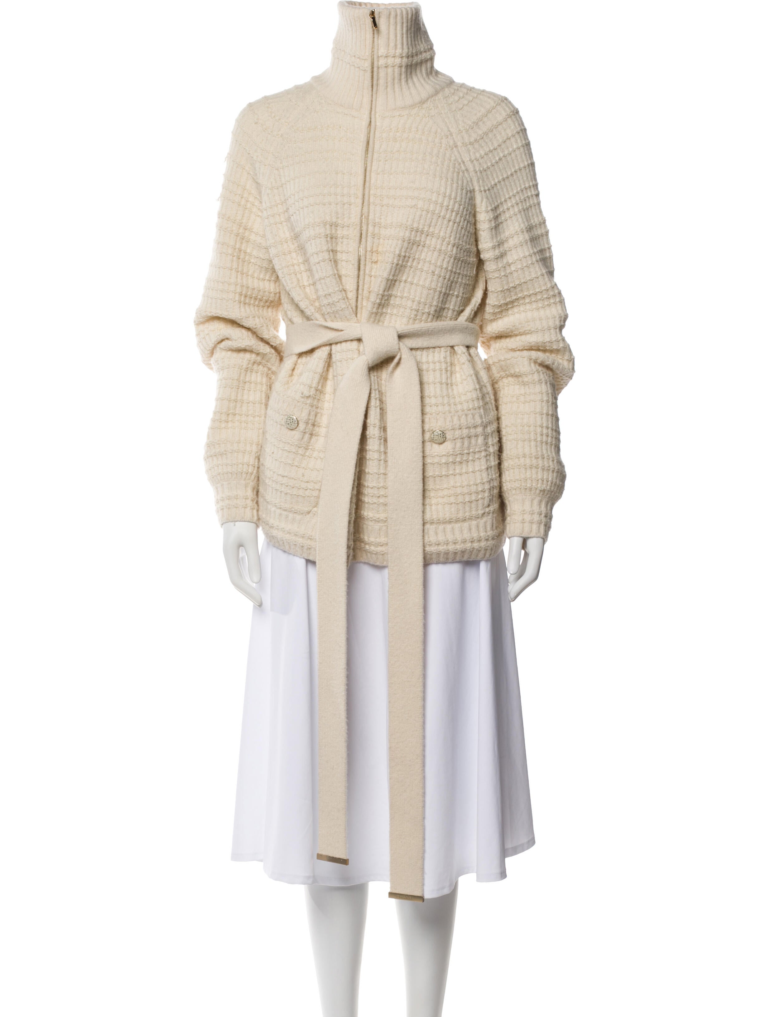 Chanel 2018 Interlocking CC Logo Cardigan