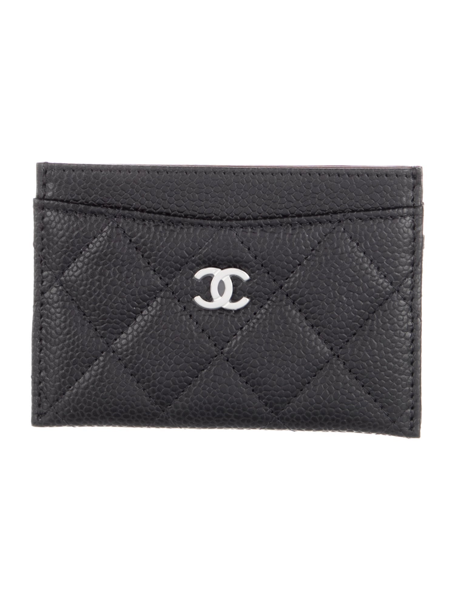 Chanel Card Holder Interlocking CC Logo Card Holder w/ Tags
