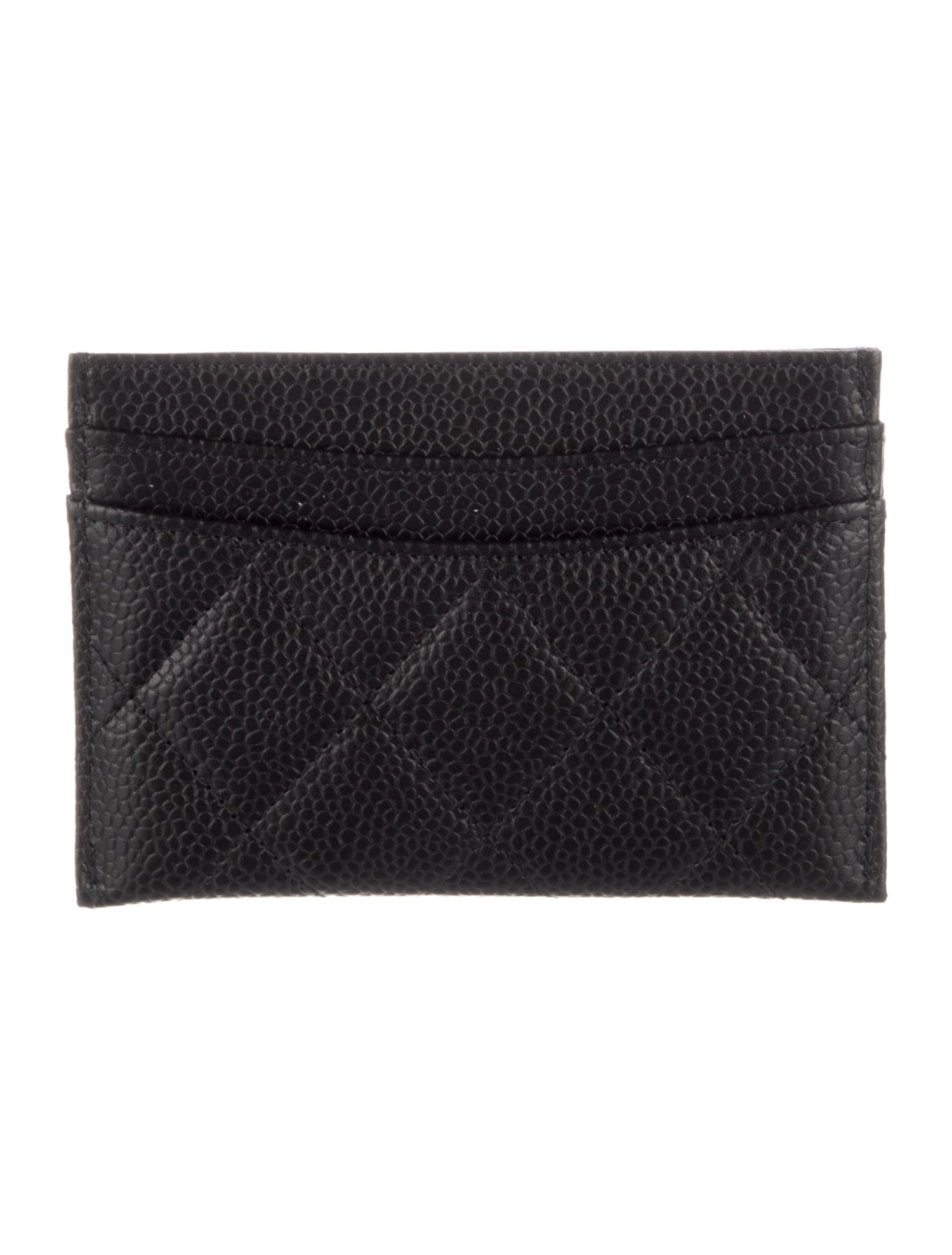 Chanel Card Holder Interlocking CC Logo Card Holder w/ Tags