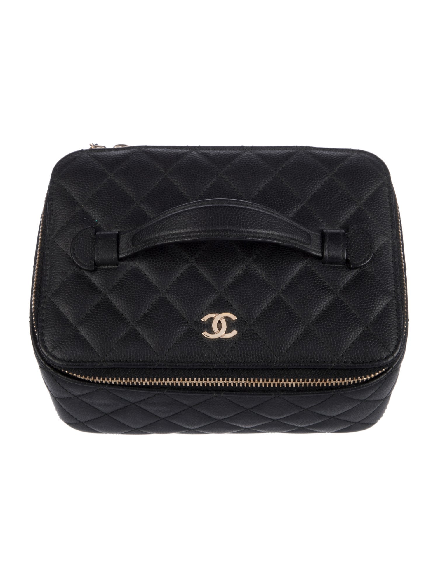 Chanel Caviar Jewelry Vanity Case