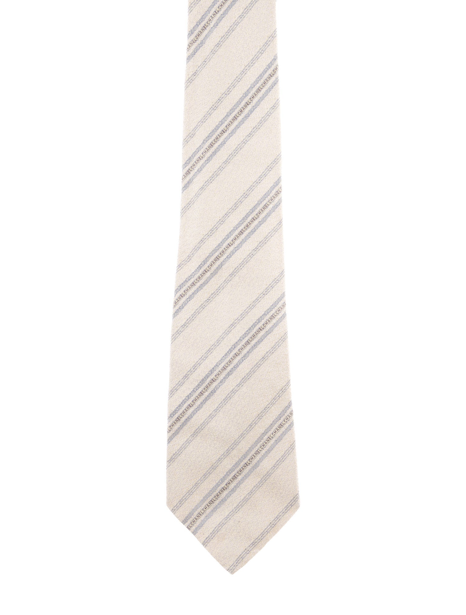 Chanel Silk Printed Tie