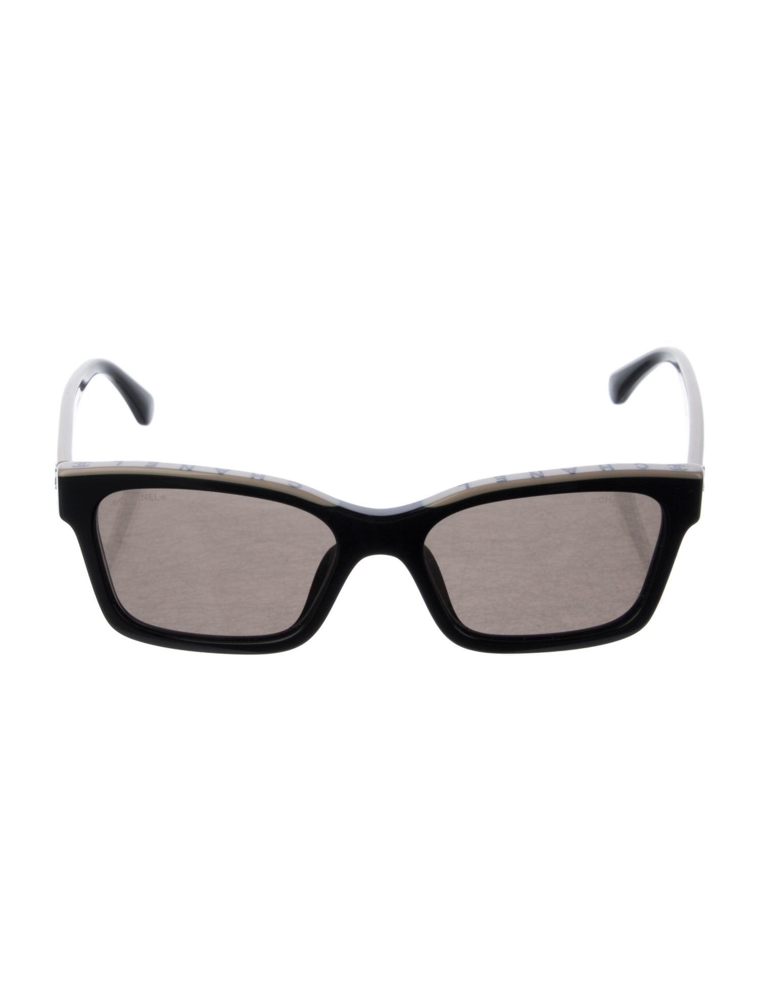 Chanel Interlocking CC Logo Wayfarer Sunglasses