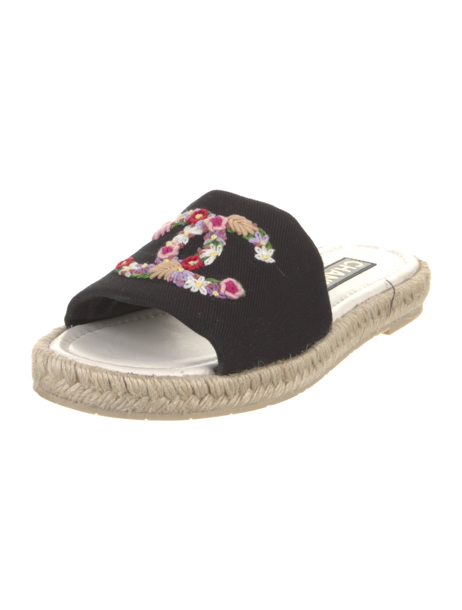 Chanel 2025 Interlocking CC Logo Espadrilles