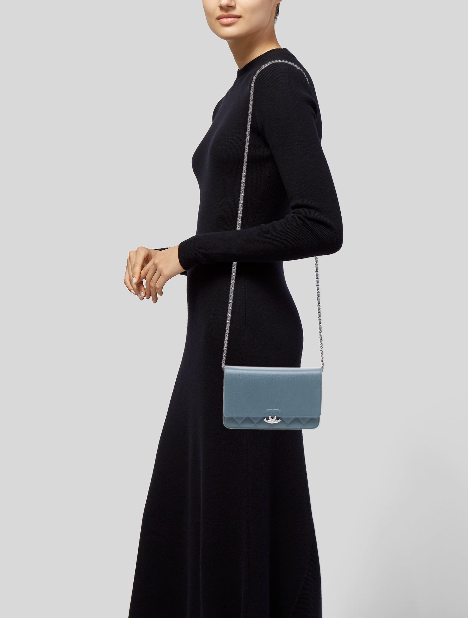 Chanel CC Box Wallet on Chain