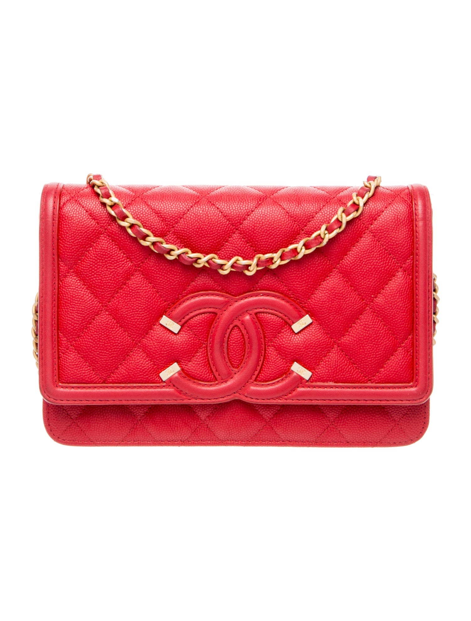 Chanel Filigree Wallet On Chain