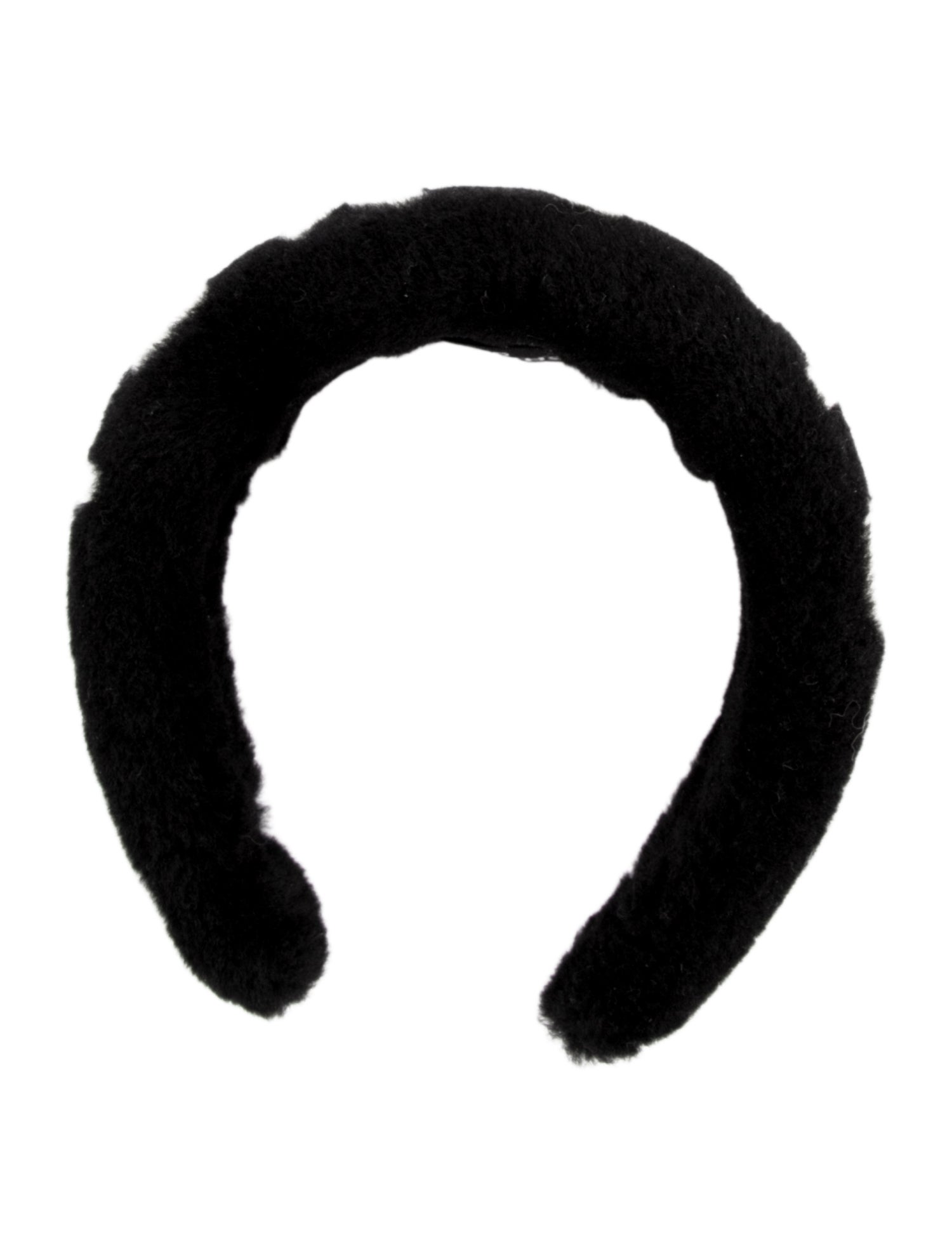 Chanel 2022 Shearling Logo Headband