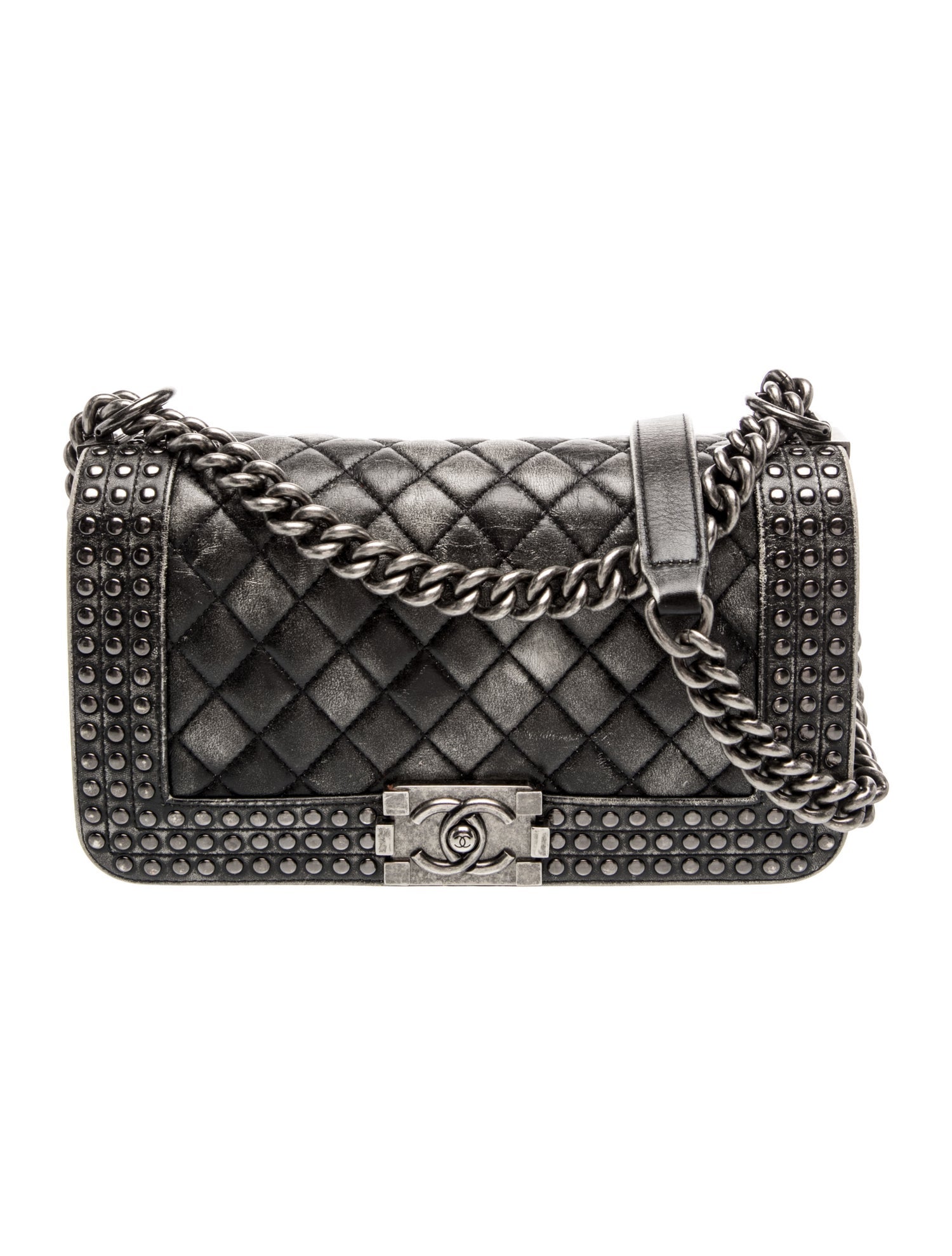 Chanel Medium Paris-Dallas Studded Boy Bag