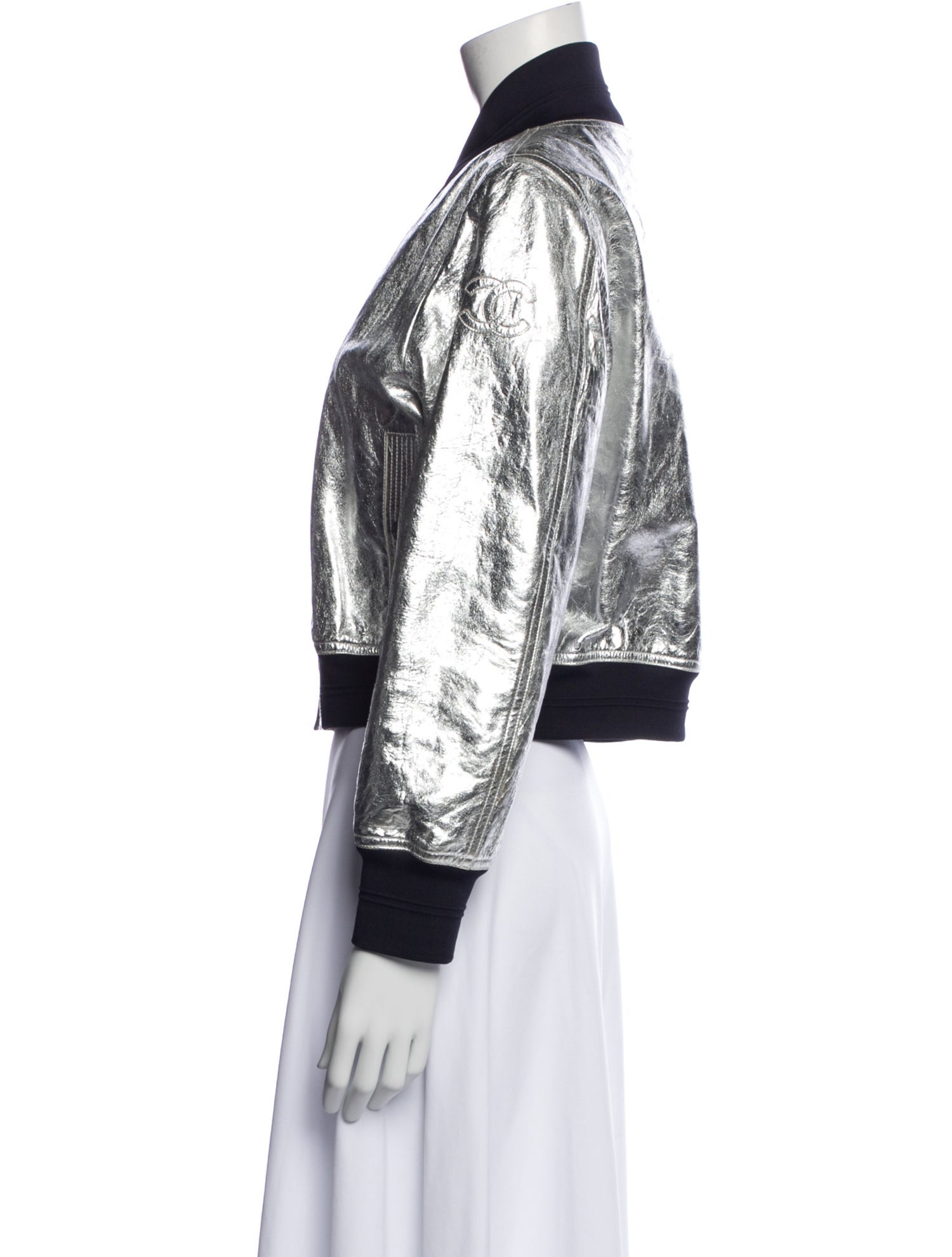 Chanel 2016 Lambskin Bomber Jacket