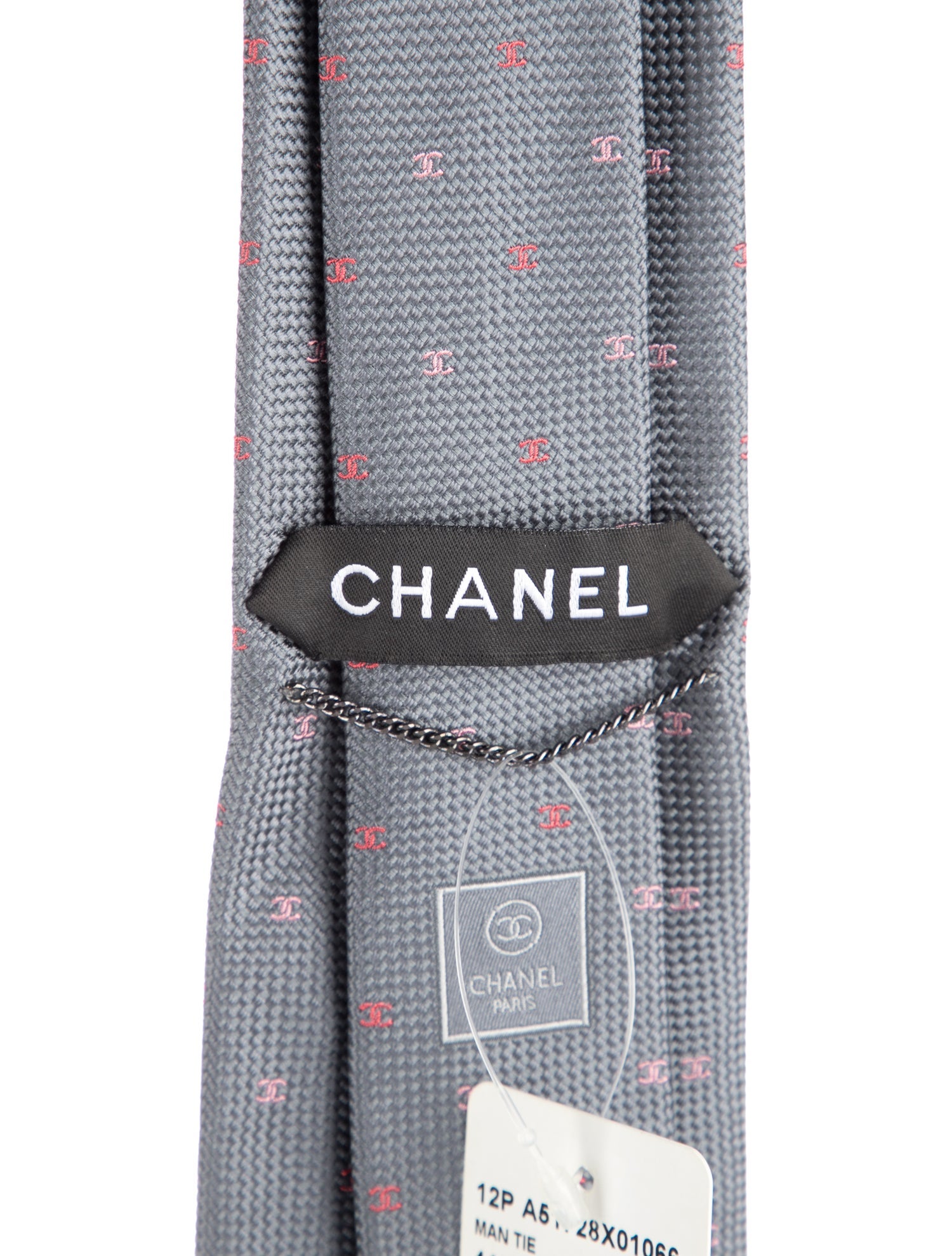 Chanel CC Silk Tie w/Tags
