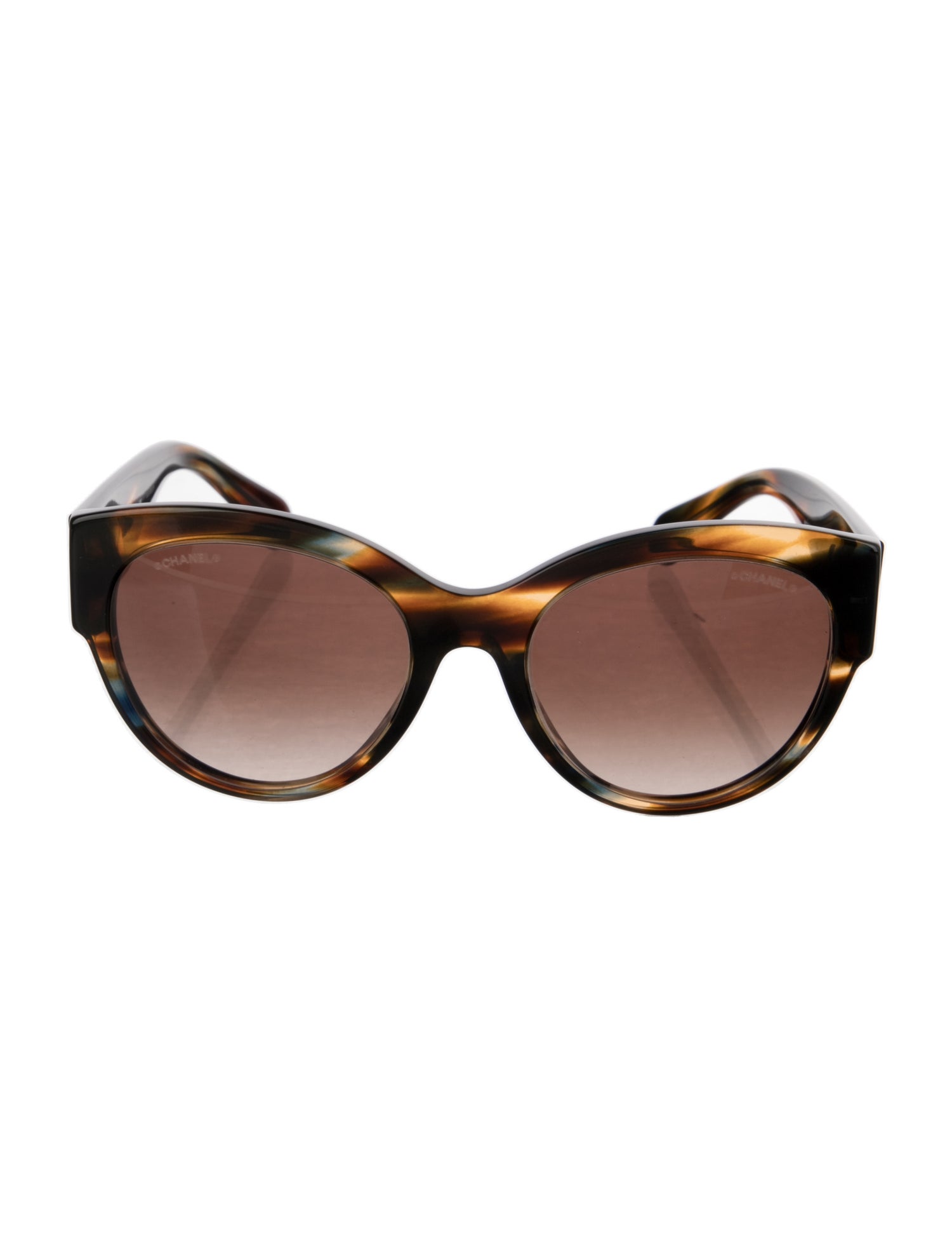 Chanel Interlocking CC Logo Cat-Eye Sunglasses
