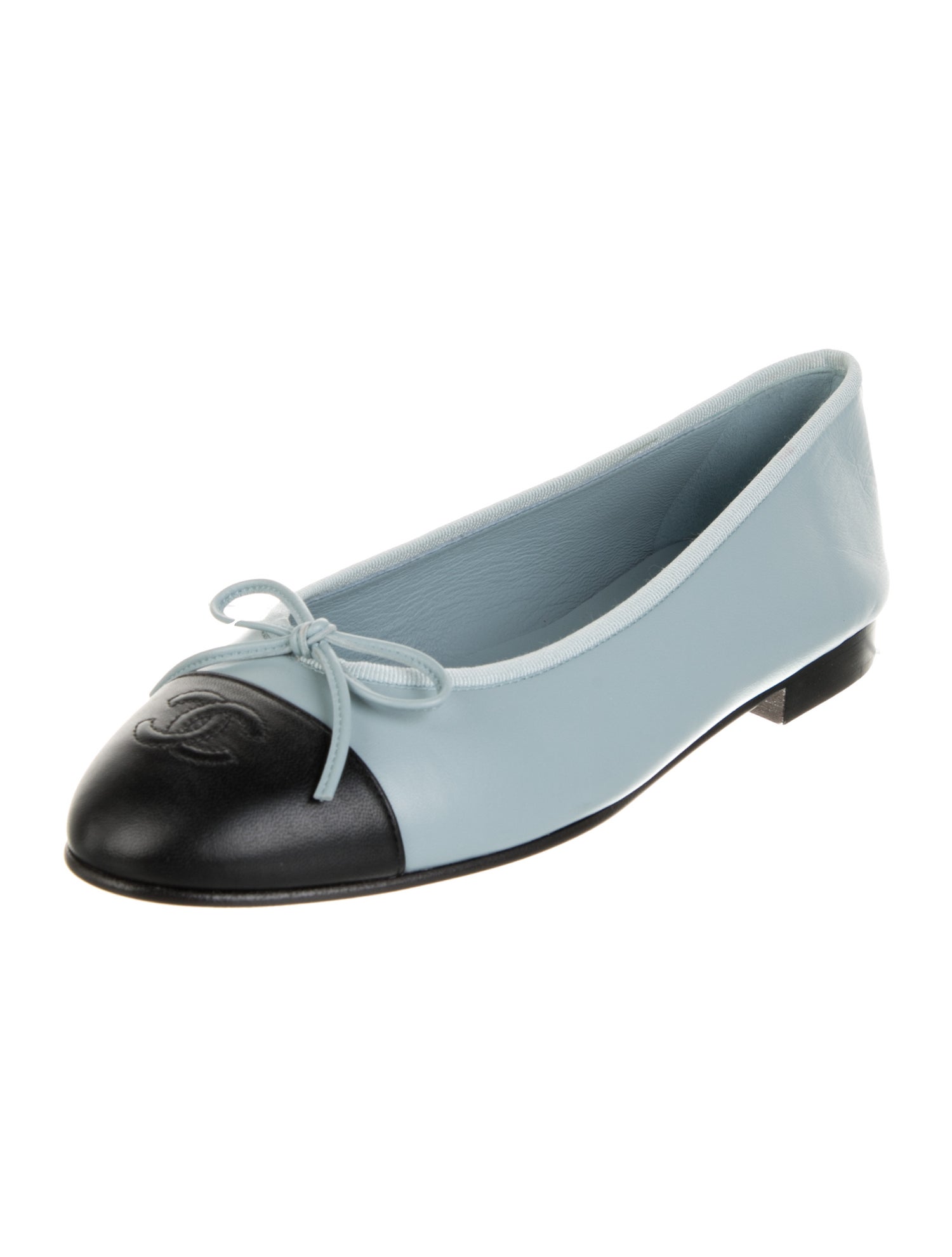 Chanel 2022 Interlocking CC Logo Ballet Flats