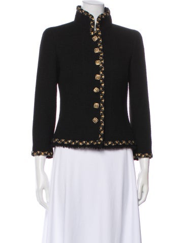 Pre-owned Chanel Vintage 2011 Evening Jacket In Black