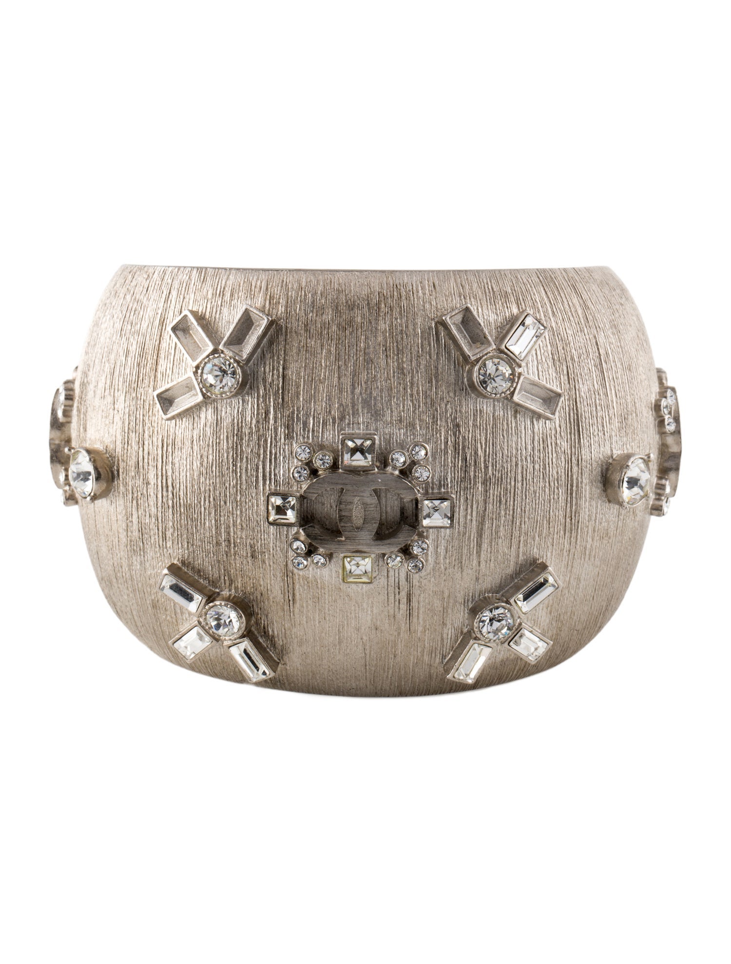 Chanel Strass CC Cuff Bracelet