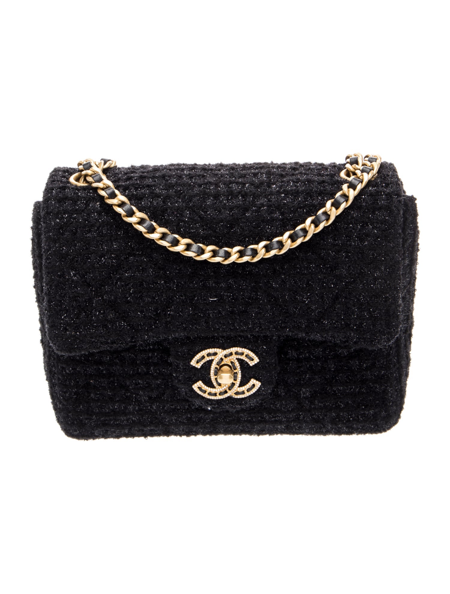 Chanel Mini Tweed Square Flap Bag