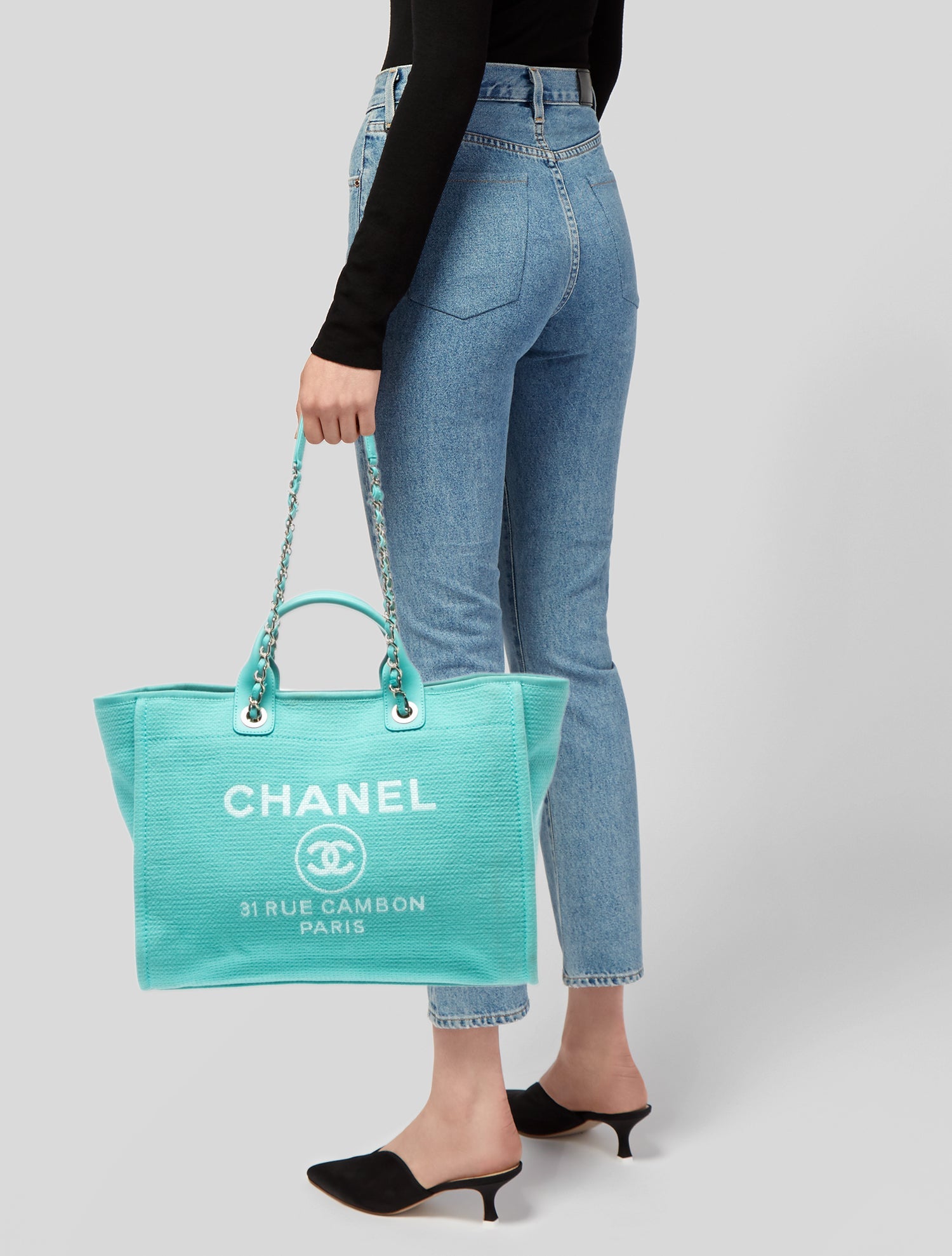 Chanel Medium Deauville Shopping Tote