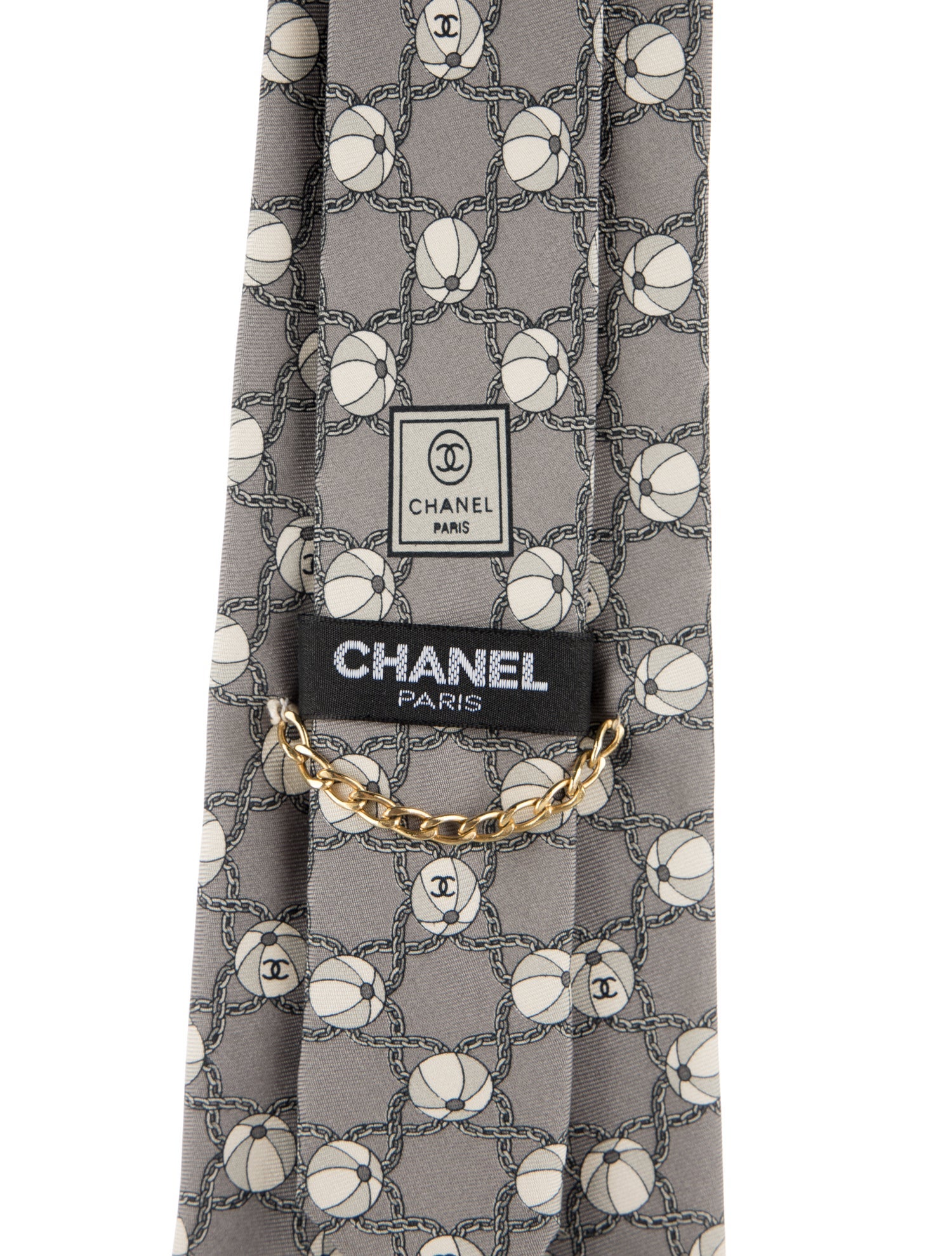 Chanel CC Silk Tie