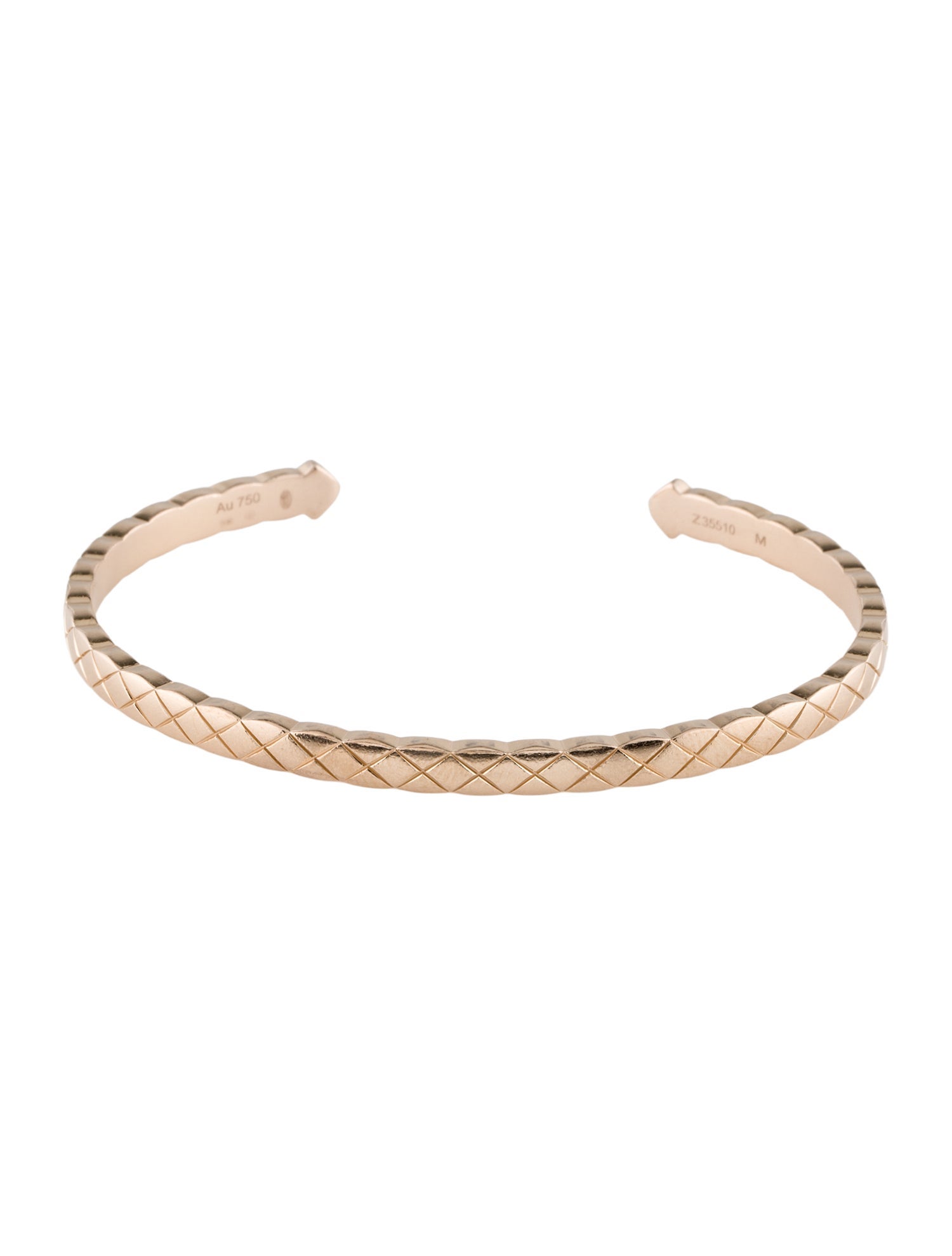 Chanel 18K Coco Crush Cuff Bracelet