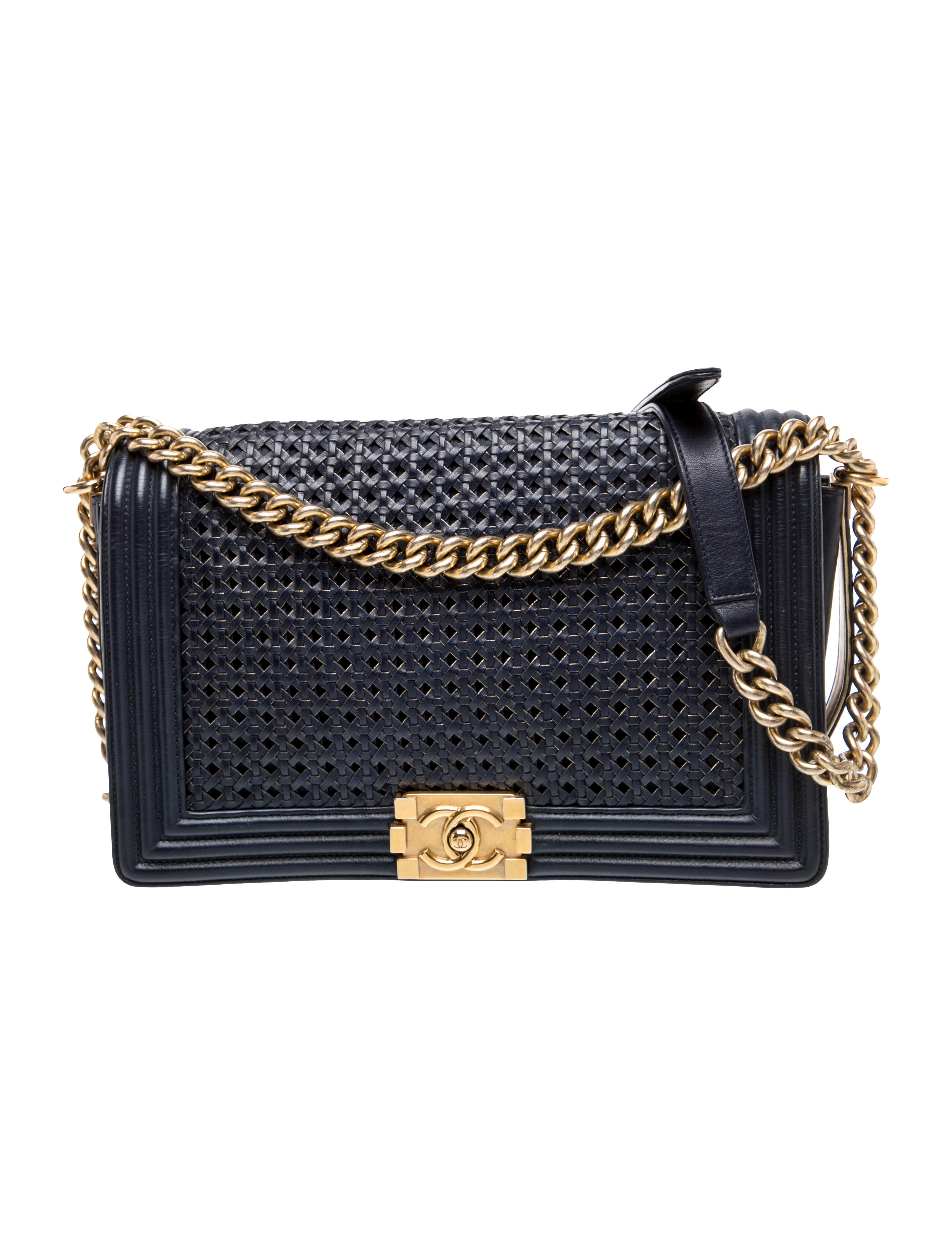 Chanel Large Woven Boy Bag