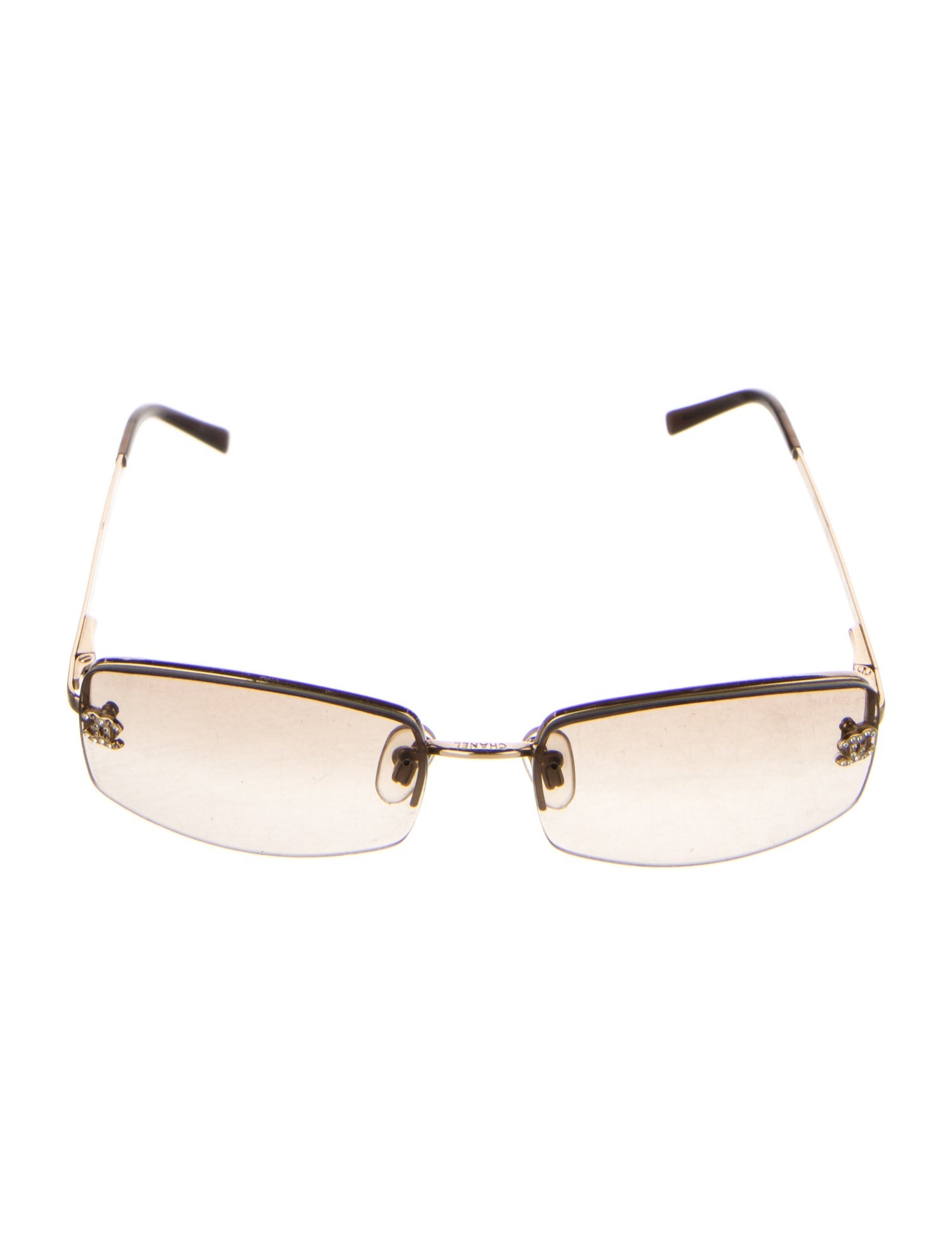 Chanel Interlocking CC Logo Square Sunglasses