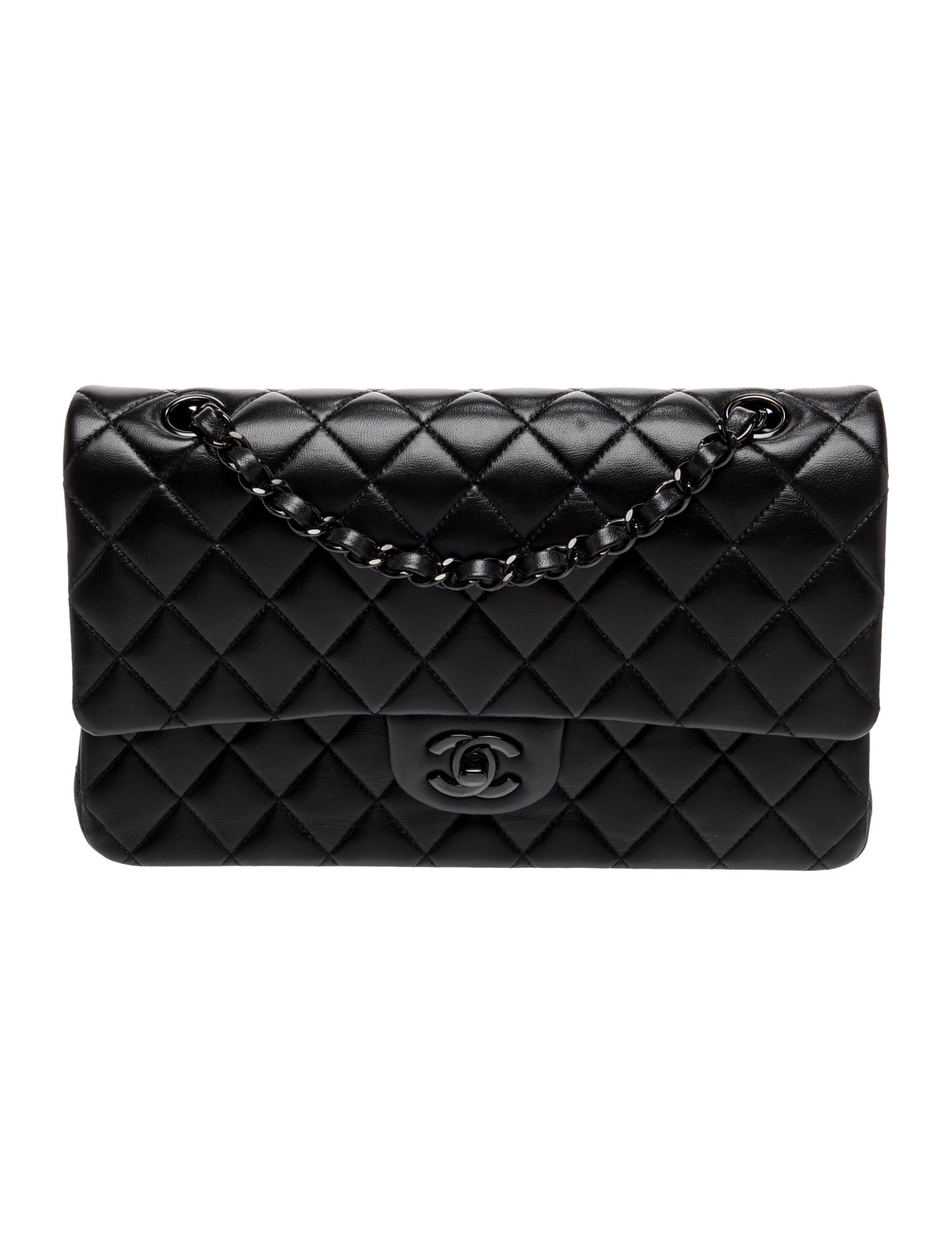 Chanel Classic Medium So Black Double Flap Bag
