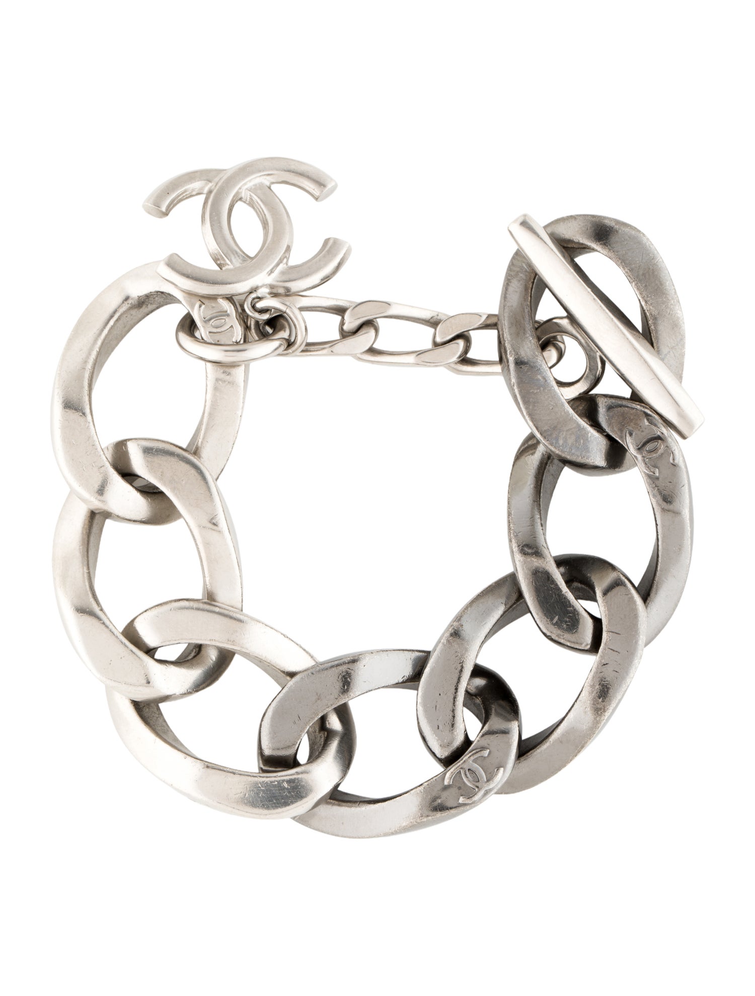 Chanel Curb Chain Link Bracelet