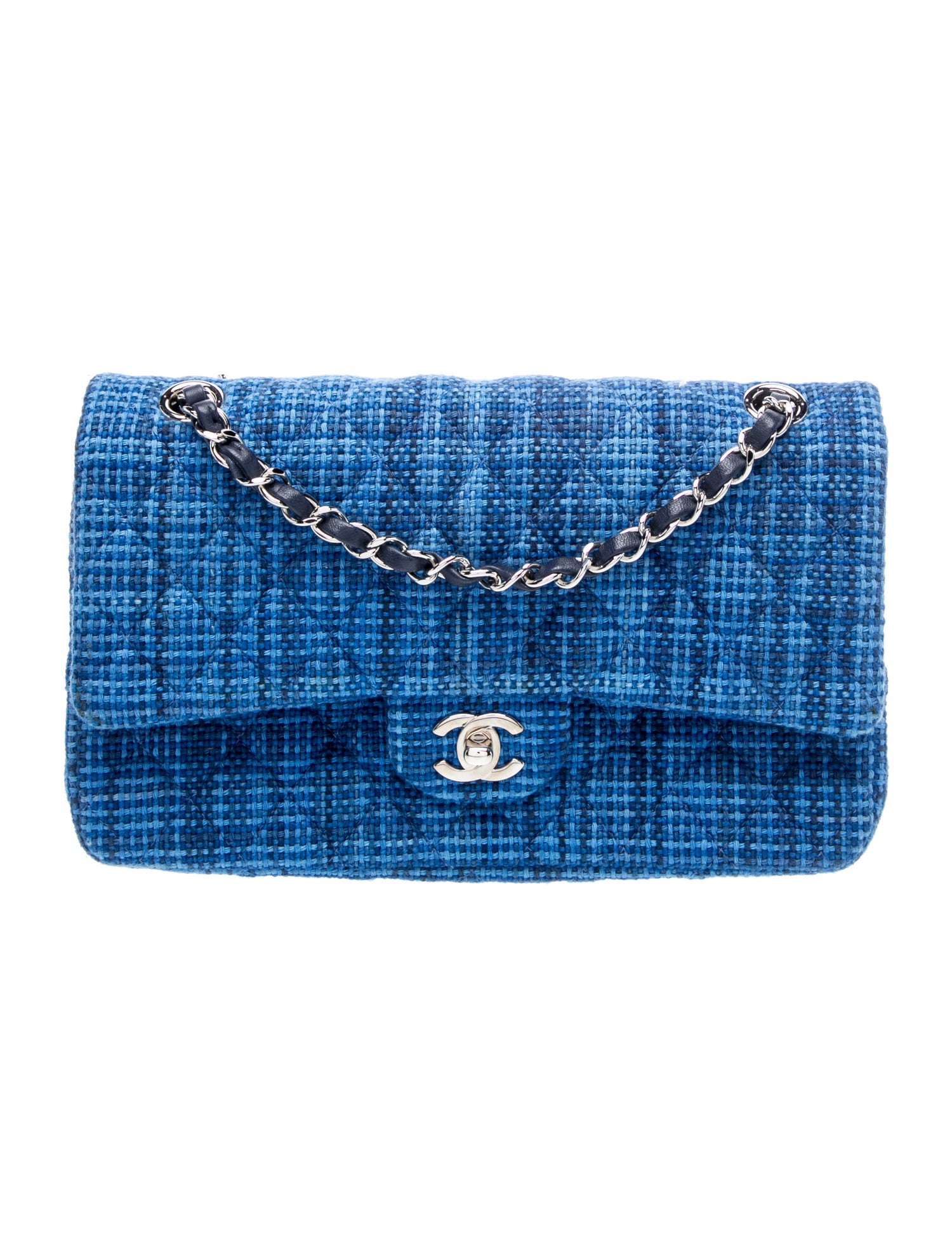 Chanel Classic Tweed Medium Double Flap Bag