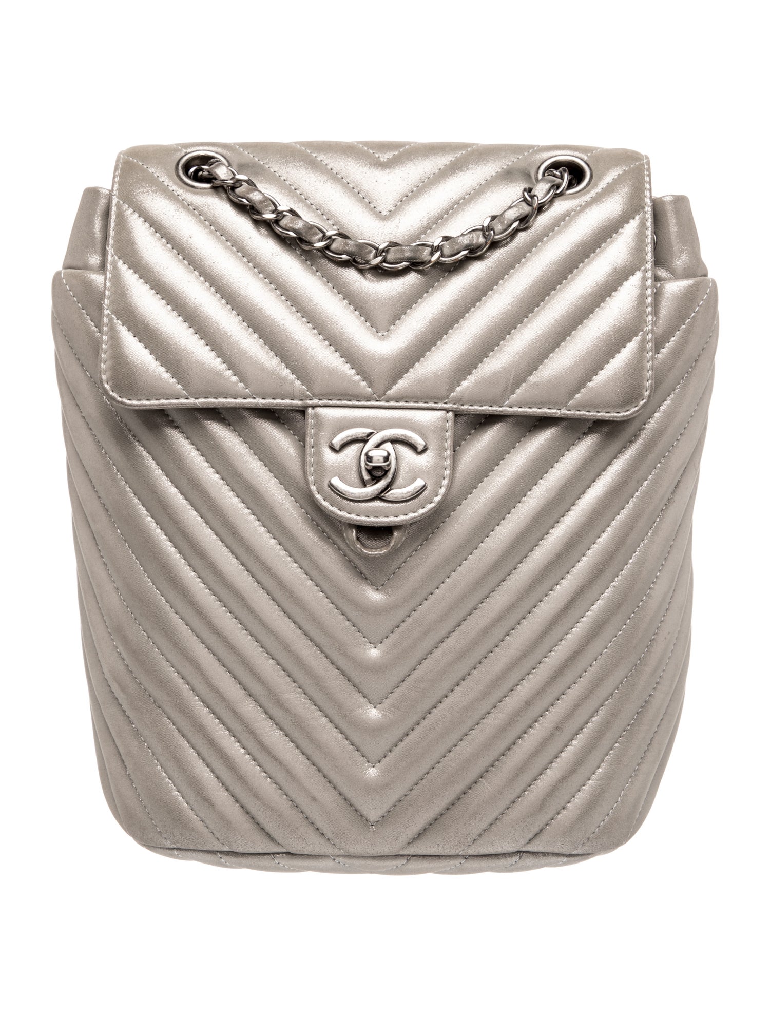 Chanel Small Chevron Urban Spirit Backpack