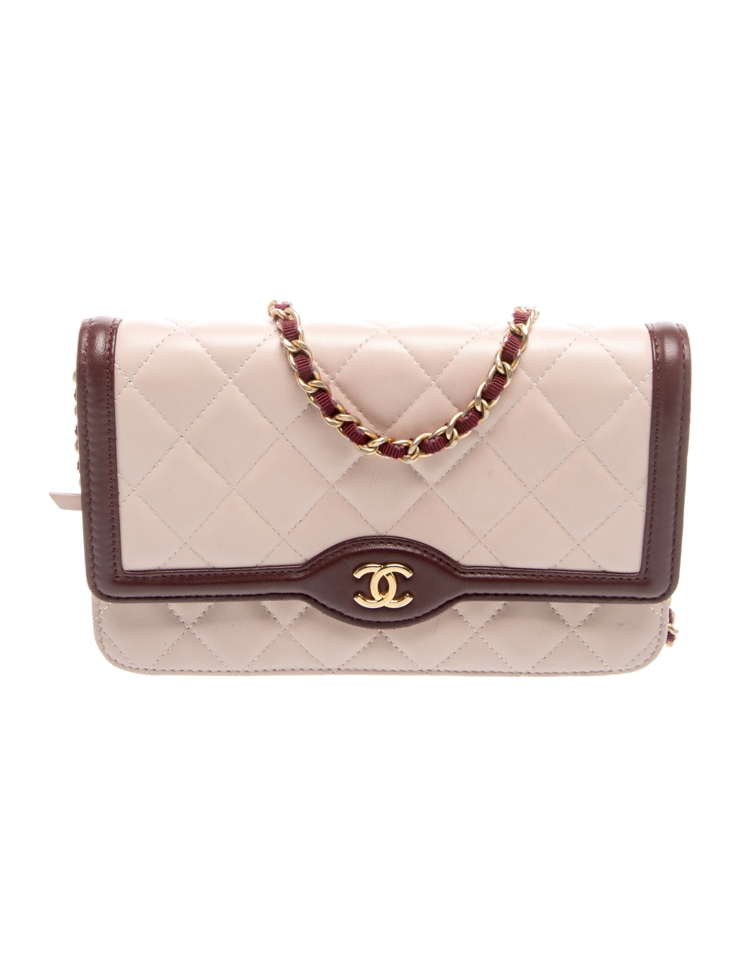 Chanel Quilted Lambskin Wallet with Chain