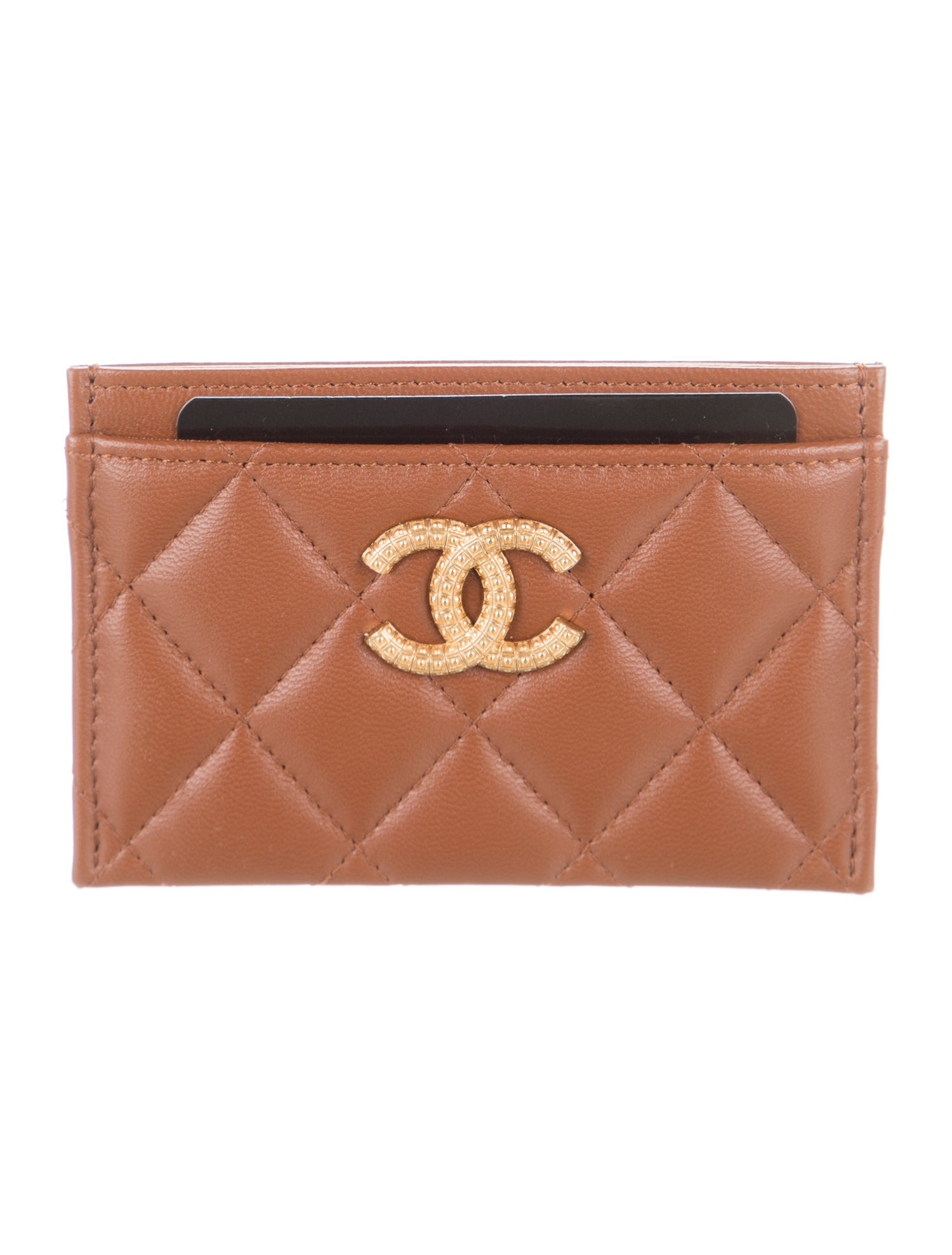 Chanel 2023 Interlocking CC Logo Card Holder w/ Tags