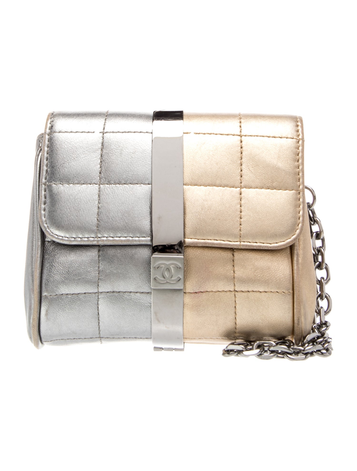 Chanel Mini Square Quilt Wristlet