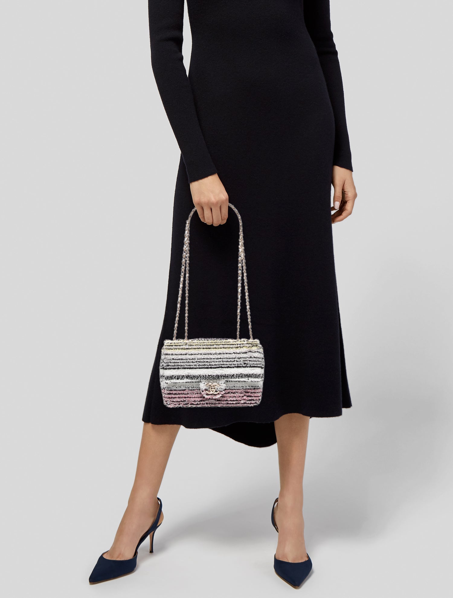 Chanel Classic Sequin Rectangular Mini Flap Bag