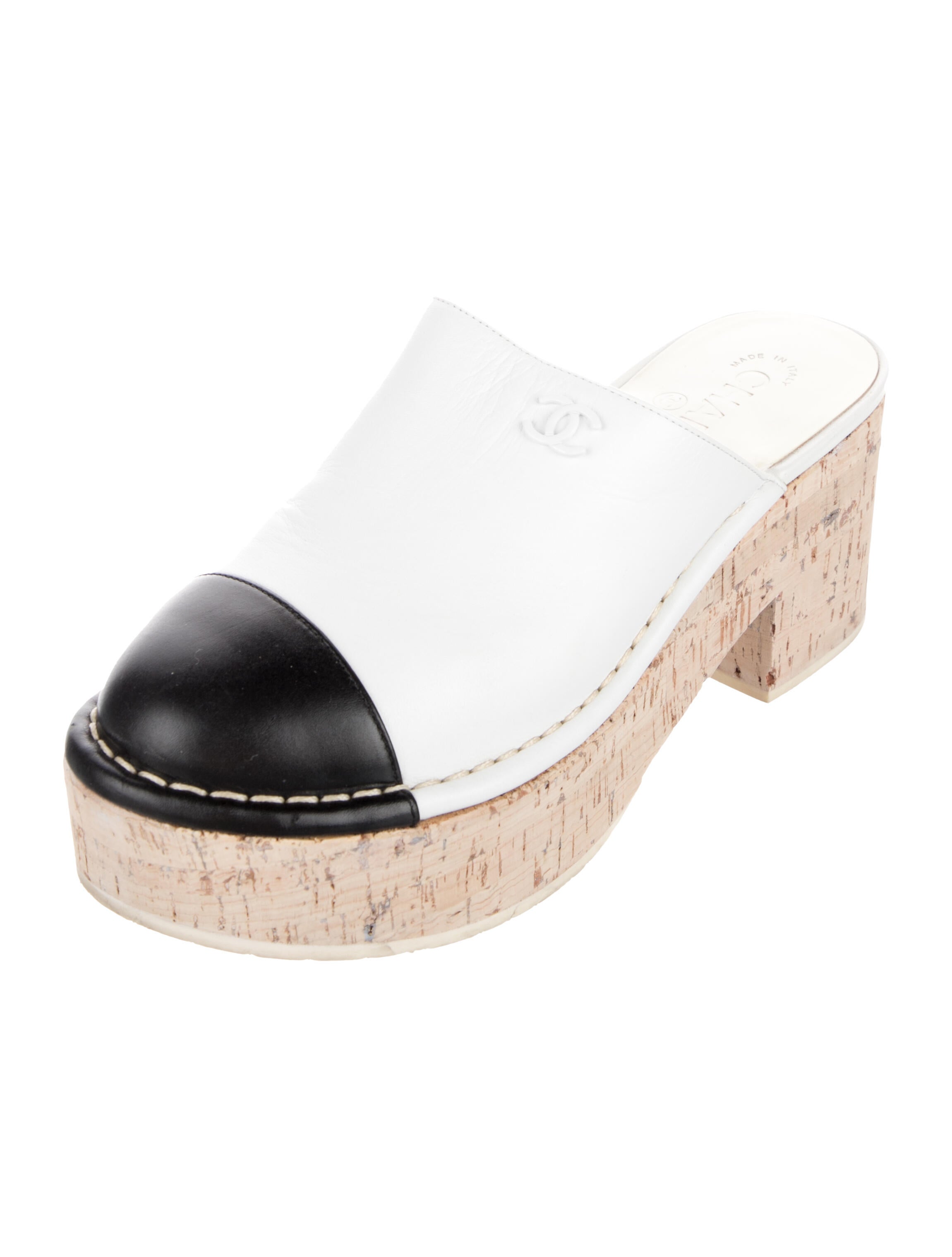 Chanel 2016 Interlocking CC Logo Mules