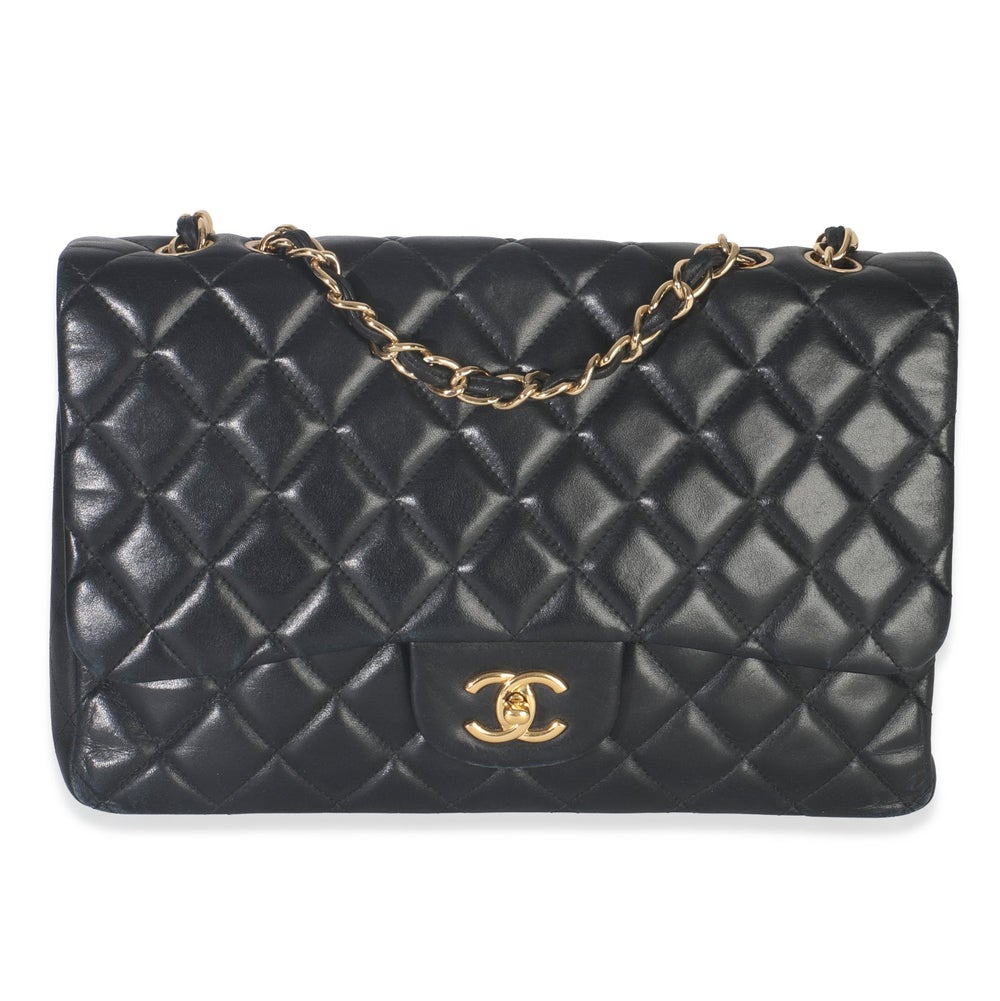 Chanel Interlocking CC Single Flap Bag Jumbo - image 1