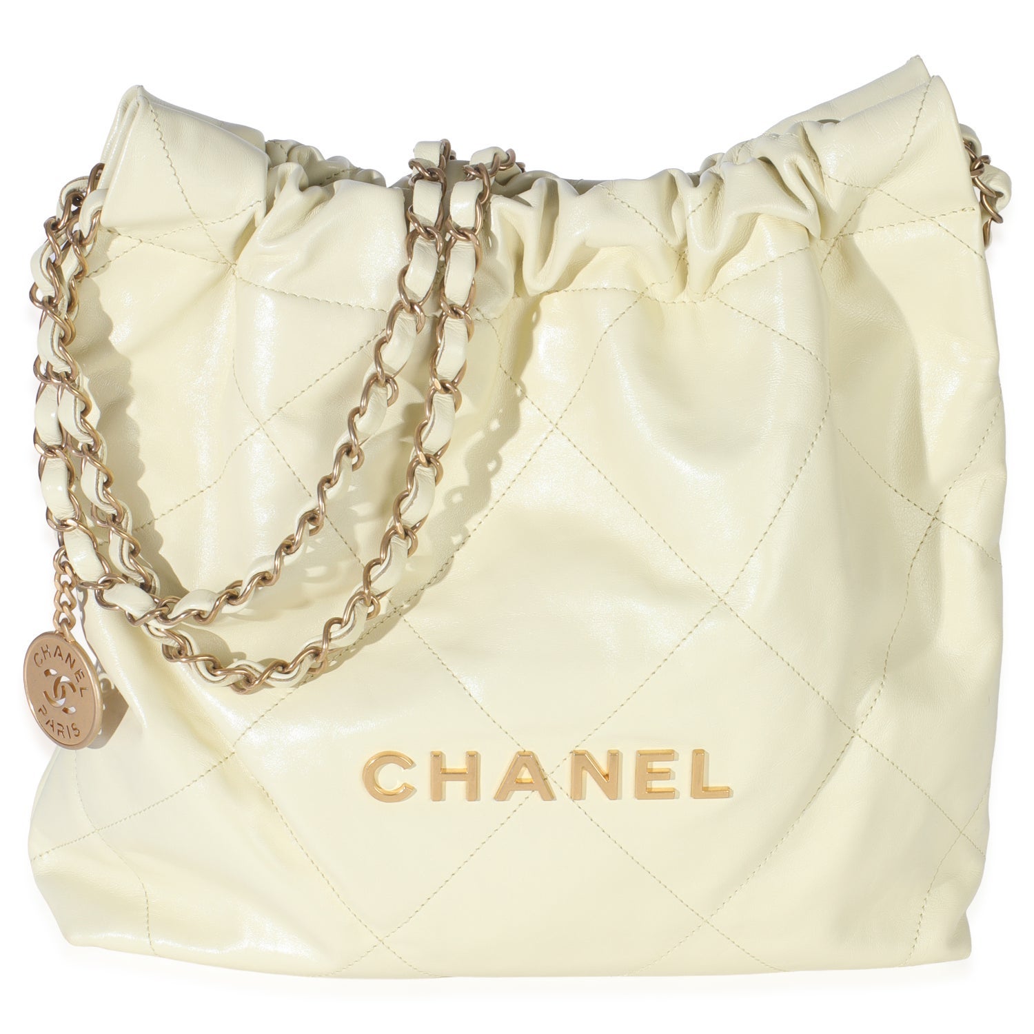 Chanel Quilted 22 Hobo Small