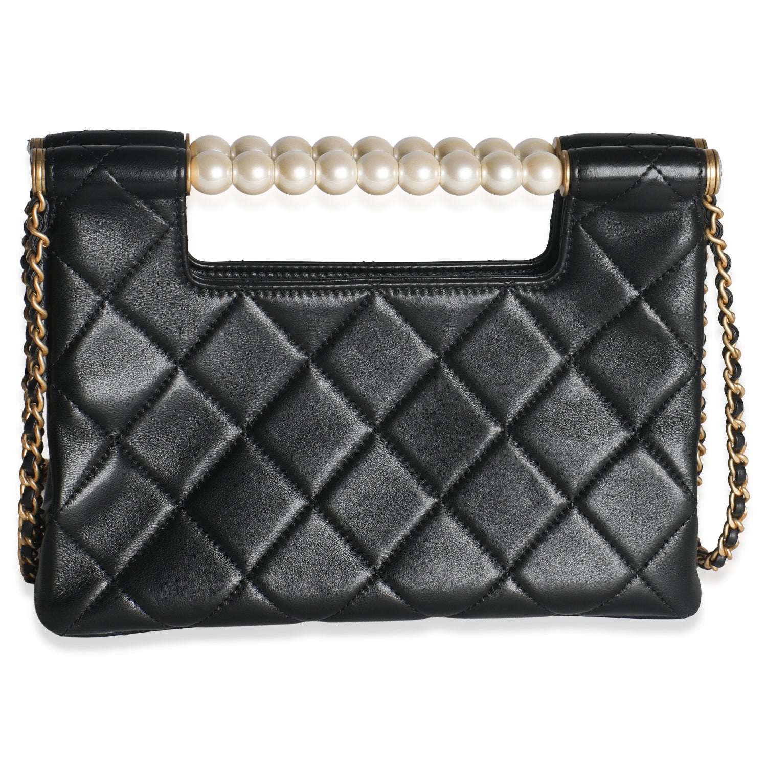 Chanel Interlocking CC 25P Pearl Shopping Bag Small 2025