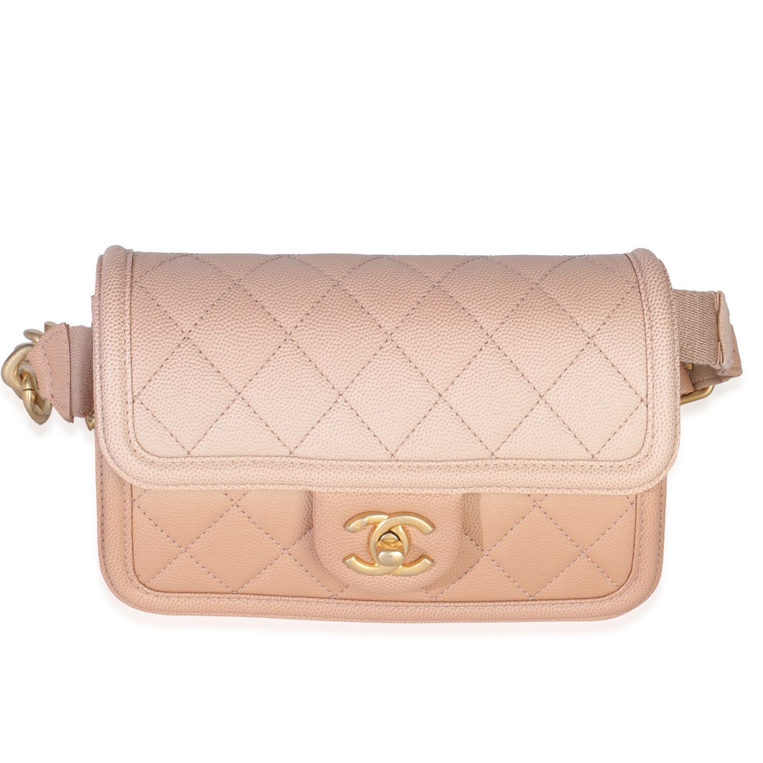 Chanel Interlocking CC Sunset On The Sea Belt Bag Small